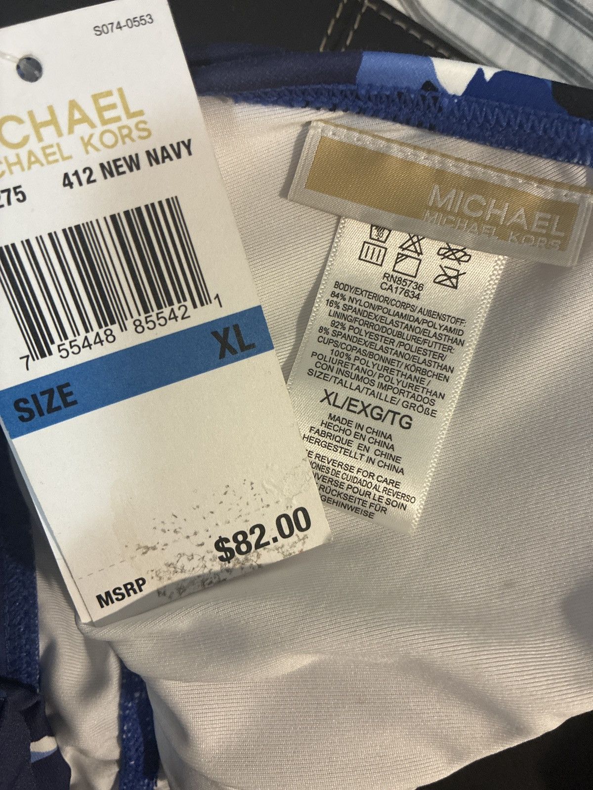 Michael Kors 2 piece Bathing suit Size ONE SIZE - 3 Thumbnail