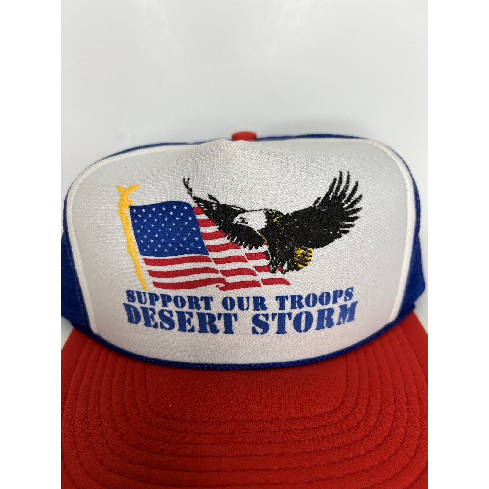 Other Vintage Desert Storm Trucker Snapback Hat Support Our Troops Size ONE SIZE - 2 Thumbnail