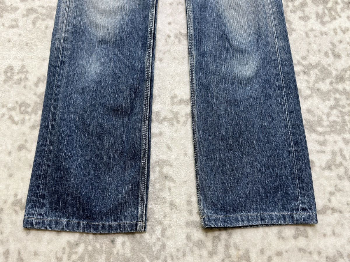 Japanese Brand Y2K Betty Smith Straight Cut Buckle Back Low Rise Denim Size 29" - 7 Thumbnail