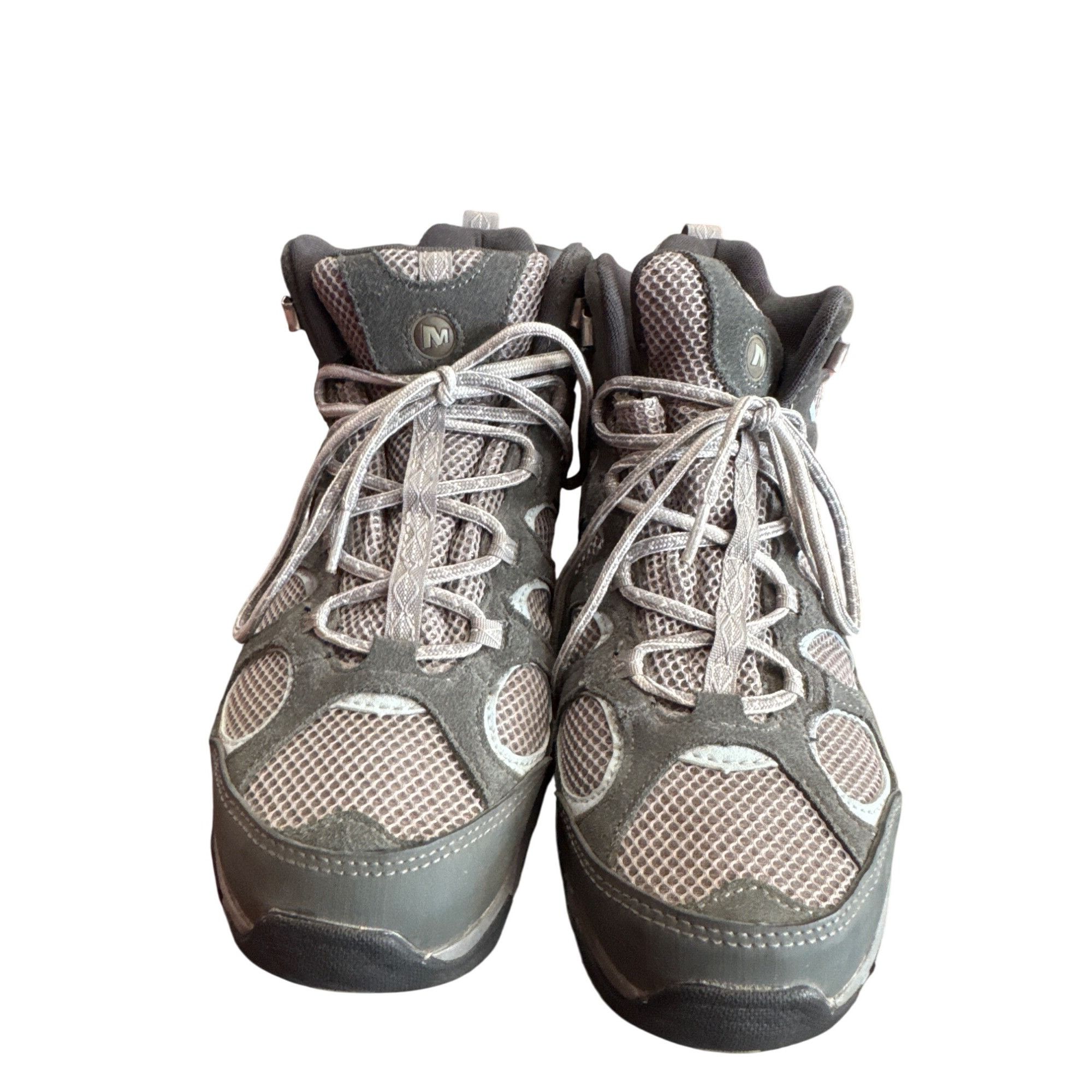 Merrell Merrell Womens Gray High Top Hiking Shoes Sneakers Size 9.5 Size US 9.5 / IT 39.5 - 5 Thumbnail