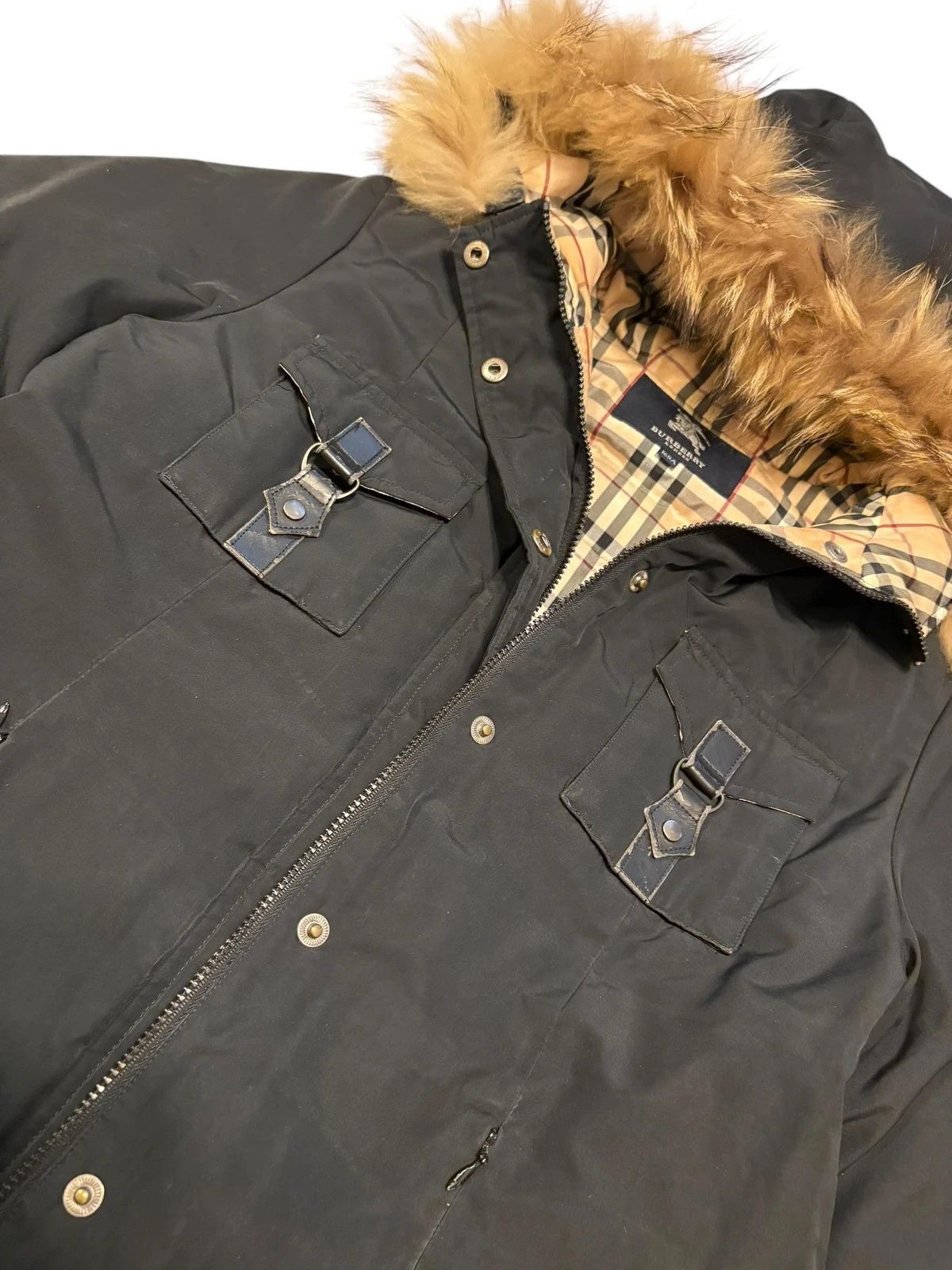 Burberry Burberry quilted utility pocket down fur hood puffer jacket Size US S / EU 44-46 / 1 - 4 Thumbnail