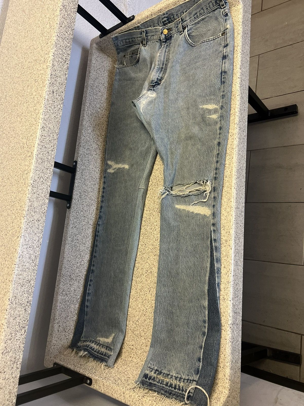 Other Distressed Flare Jeans Size US 32 / EU 48 - 1 Thumbnail