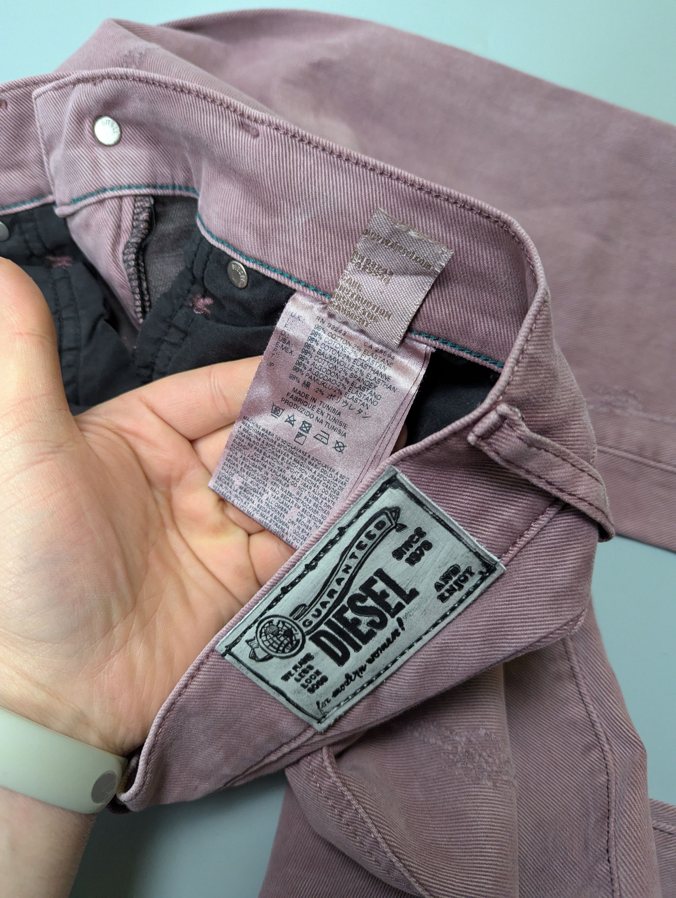 Diesel DIESEL GETTEGG Women’s Slim Skinny Low Waist Stretch Jeans Size 32" / US 10 / IT 46 - 9 Thumbnail