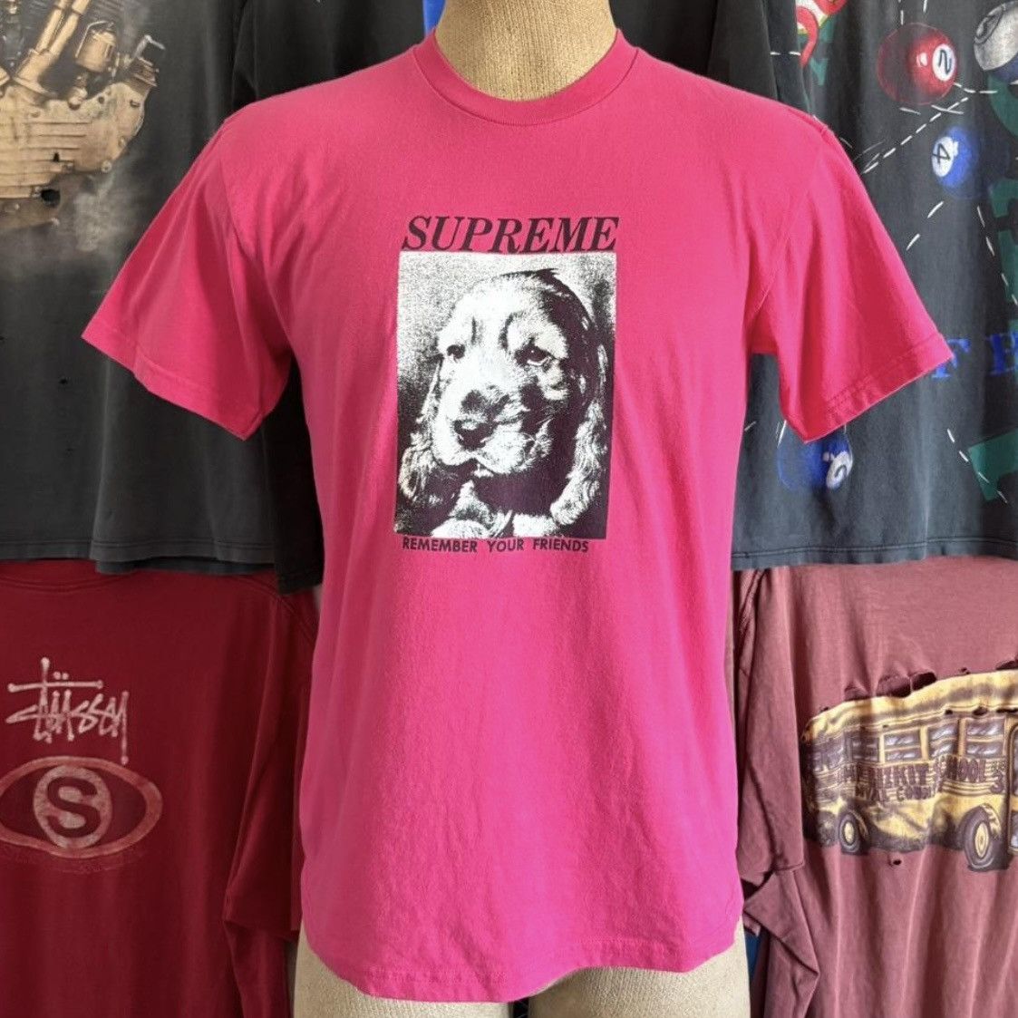 Supreme Supreme Remember Tee Pink Medium Size US M / EU 48-50 / 2 - 1 Thumbnail