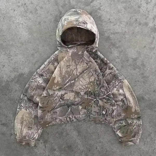 Japanese Brand Yukari x Yoko Camouflage Tree Baggy Sweatpants Size US 31 - 5 Thumbnail