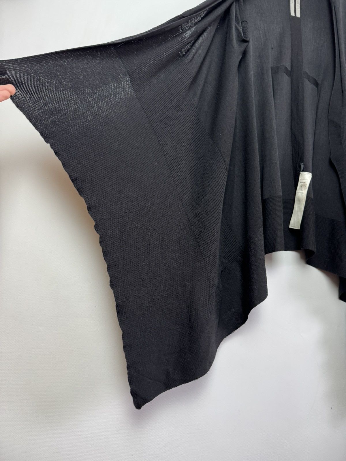 Rick Owens Rick Owens FW19 ‘LARRY’ Large Wrap Cardigan Size L / US 10 / IT 46 - 12 Thumbnail