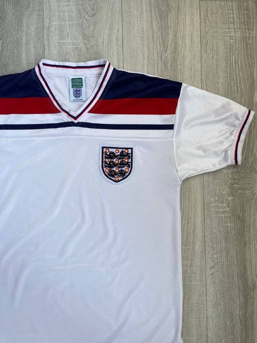 Soccer Jersey Score Draw England Jersey 1982 Home Kit Football Shirt ...