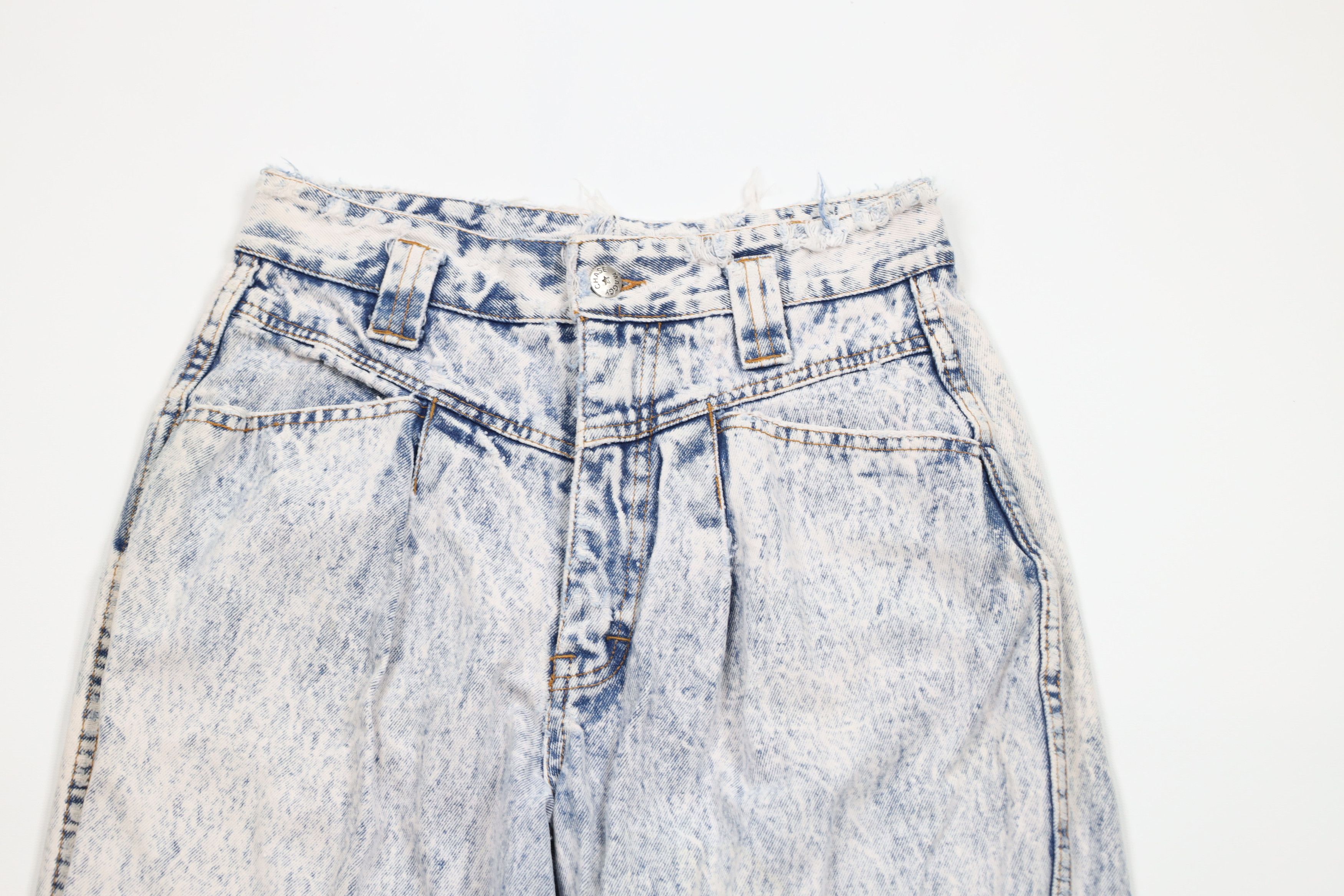 Vintage Vintage 80s 90s Streetwear Wash Tapered Leg Jeans Cotton Size 26" / US 2 / IT 38 - 2 Thumbnail