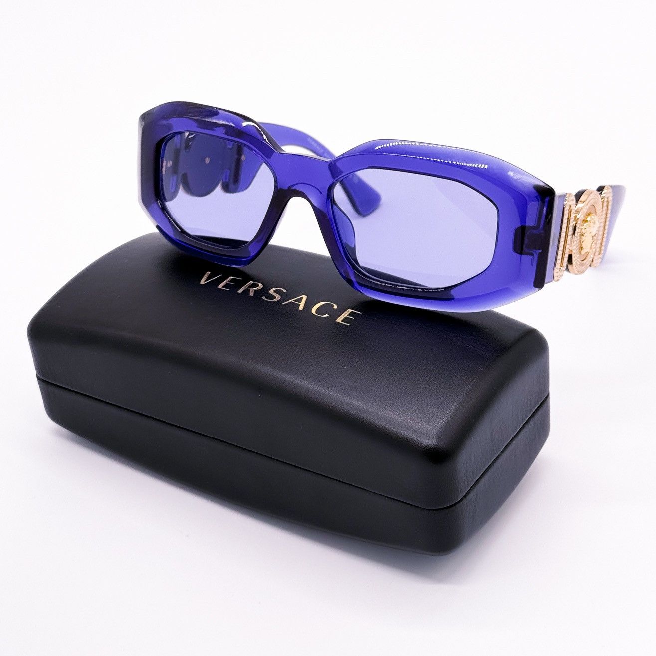 image of New Versace Mod 4425U 5419/1A Ve4425U 54191A Sunglasses in Blue, Women's