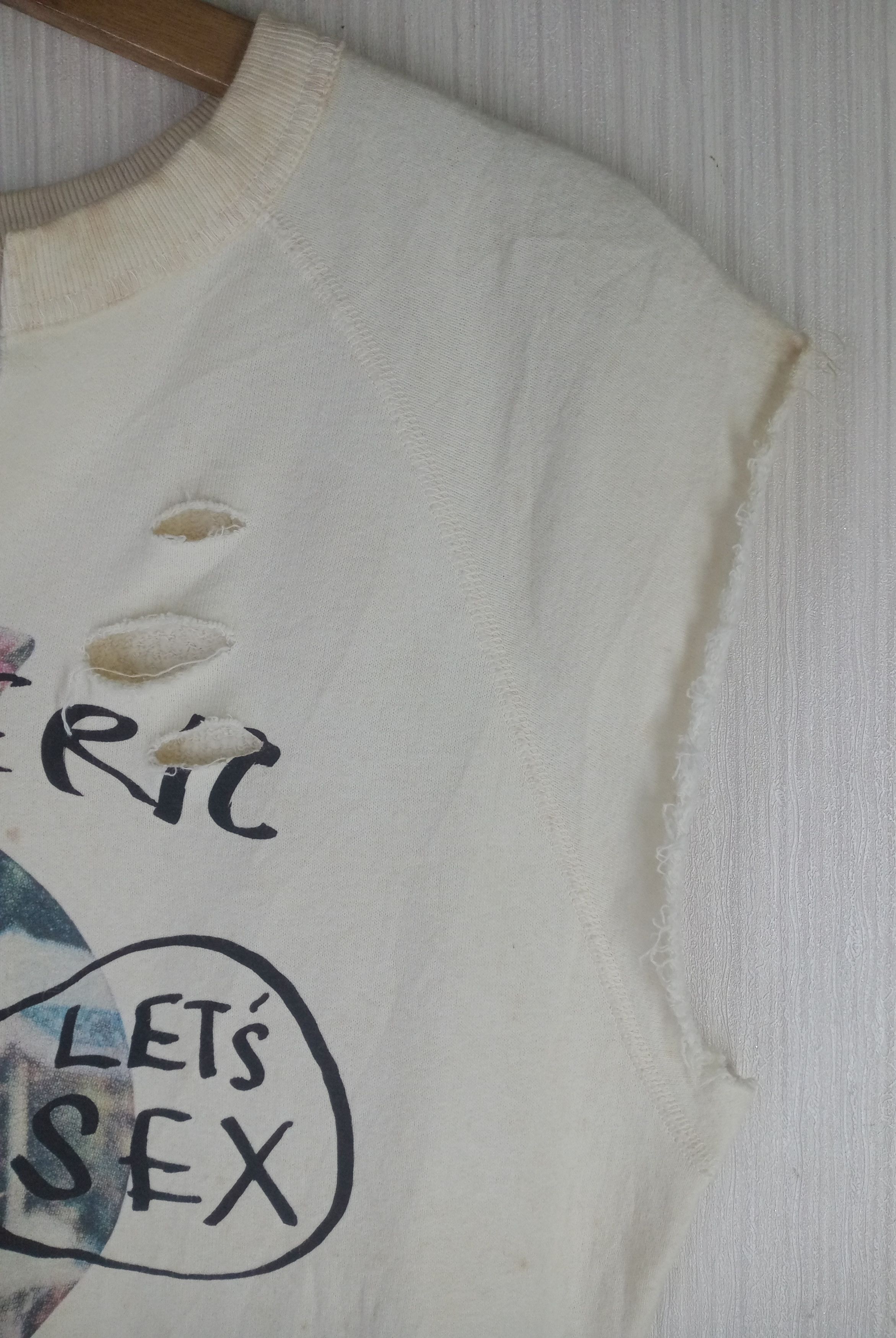 Hysteric Glamour Vintage Hysteric Glamour Let's Sex Sleeveless Sweatshirt Size US M / EU 48-50 / 2 - 3 Thumbnail