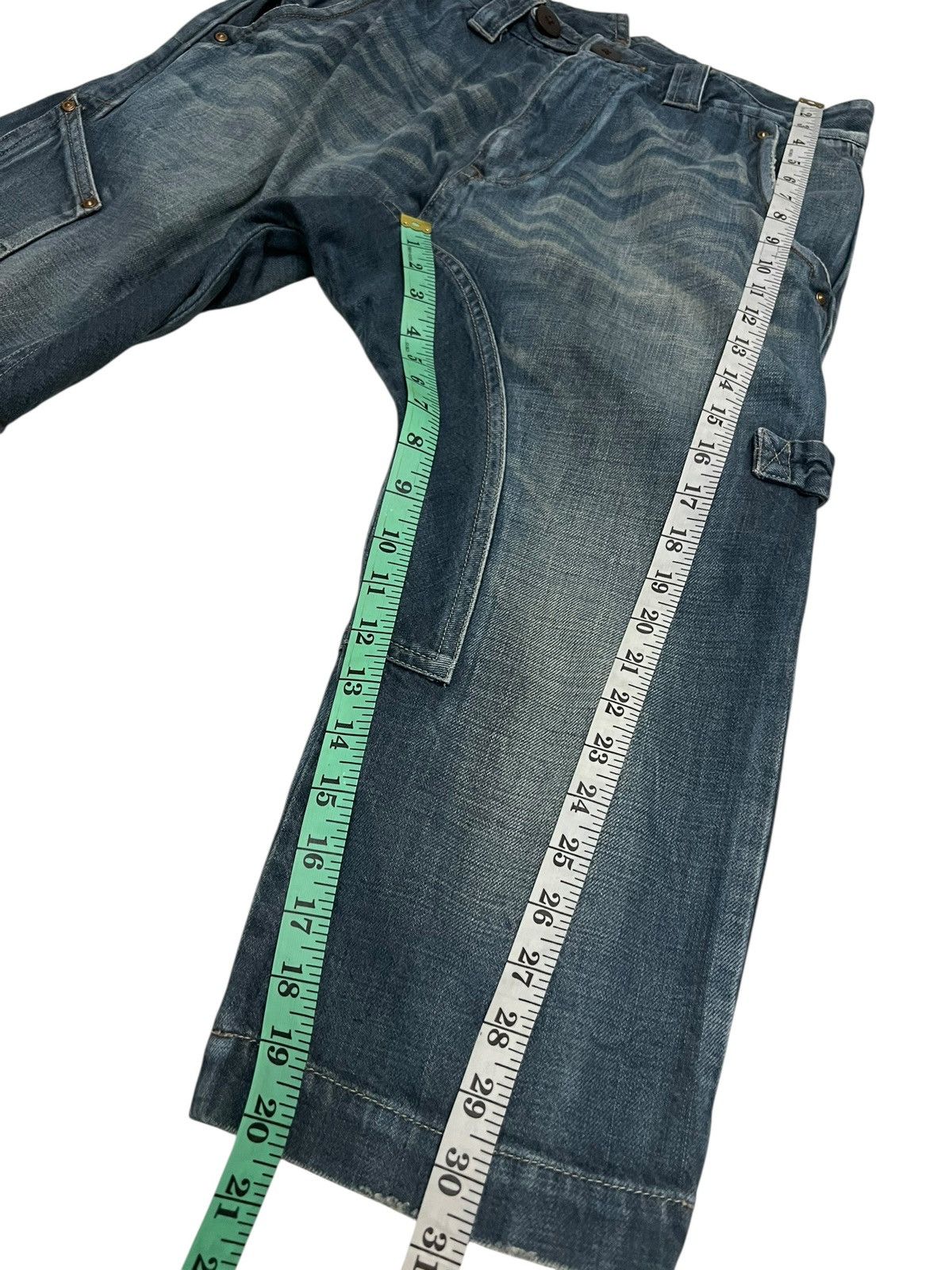 Japanese Brand Vintage Japanese Brand HALB Sedionaries Half Jean Size US 31 - 13 Thumbnail
