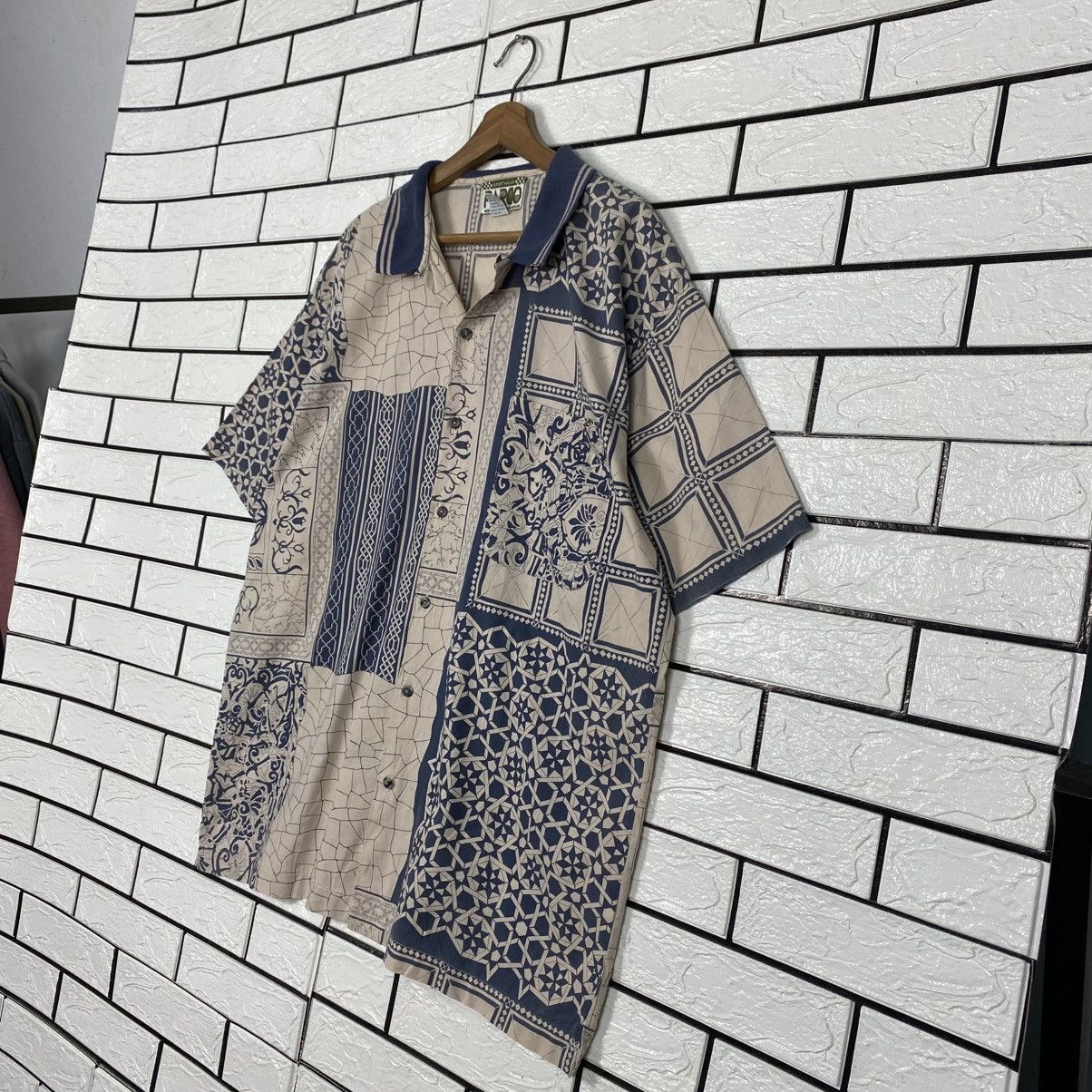 Japanese Brand Sportswear Parco Shirt Button Jacket Navajo Full Print Size US L / EU 52-54 / 3 - 3 Thumbnail