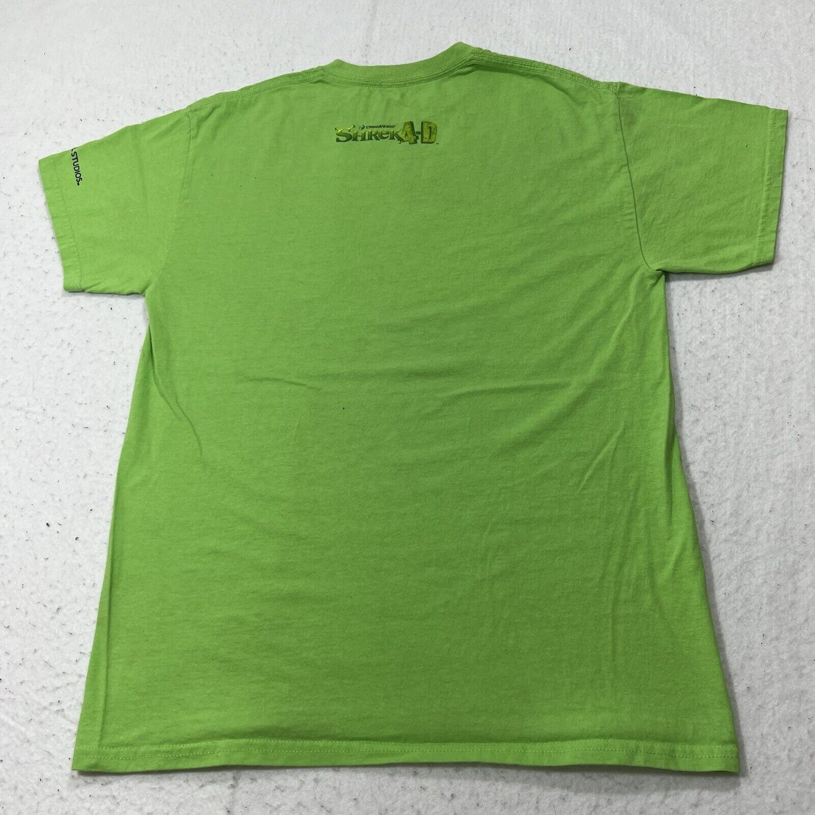 Universal Studios Universal Studios Medium Shrek 4-D Green Graphic T Shirt Size US M / EU 48-50 / 2 - 9 Thumbnail