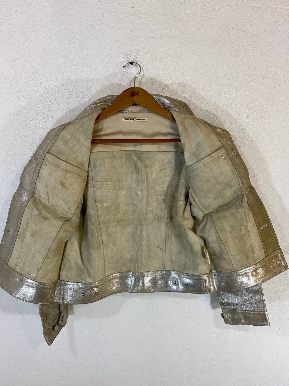 CABANE de ZUCCa cabane de zucca maiden voyage leather jacket glitterred Size US M / EU 48-50 / 2 - 5 Thumbnail