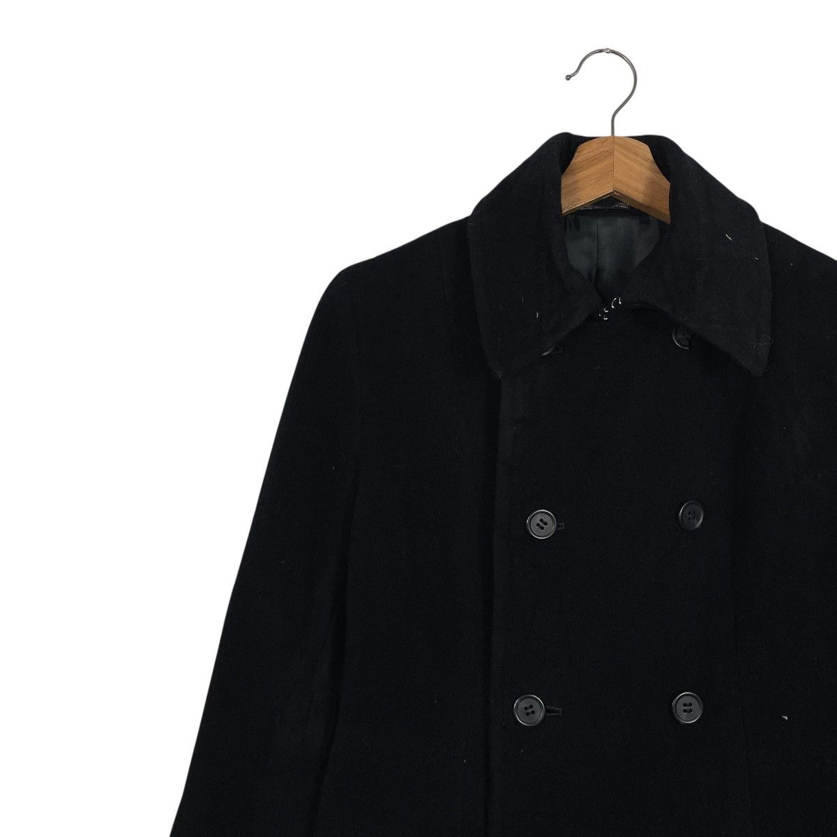 Japanese Brand Japanese Brand Ined Double Breasted Wool Coat Size S / US 4 / IT 40 - 7 Thumbnail