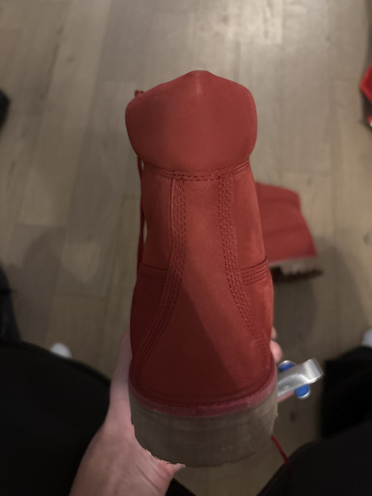 Timberland RED TIMBERLANDS Size US 13 / EU 46 - 2 Thumbnail