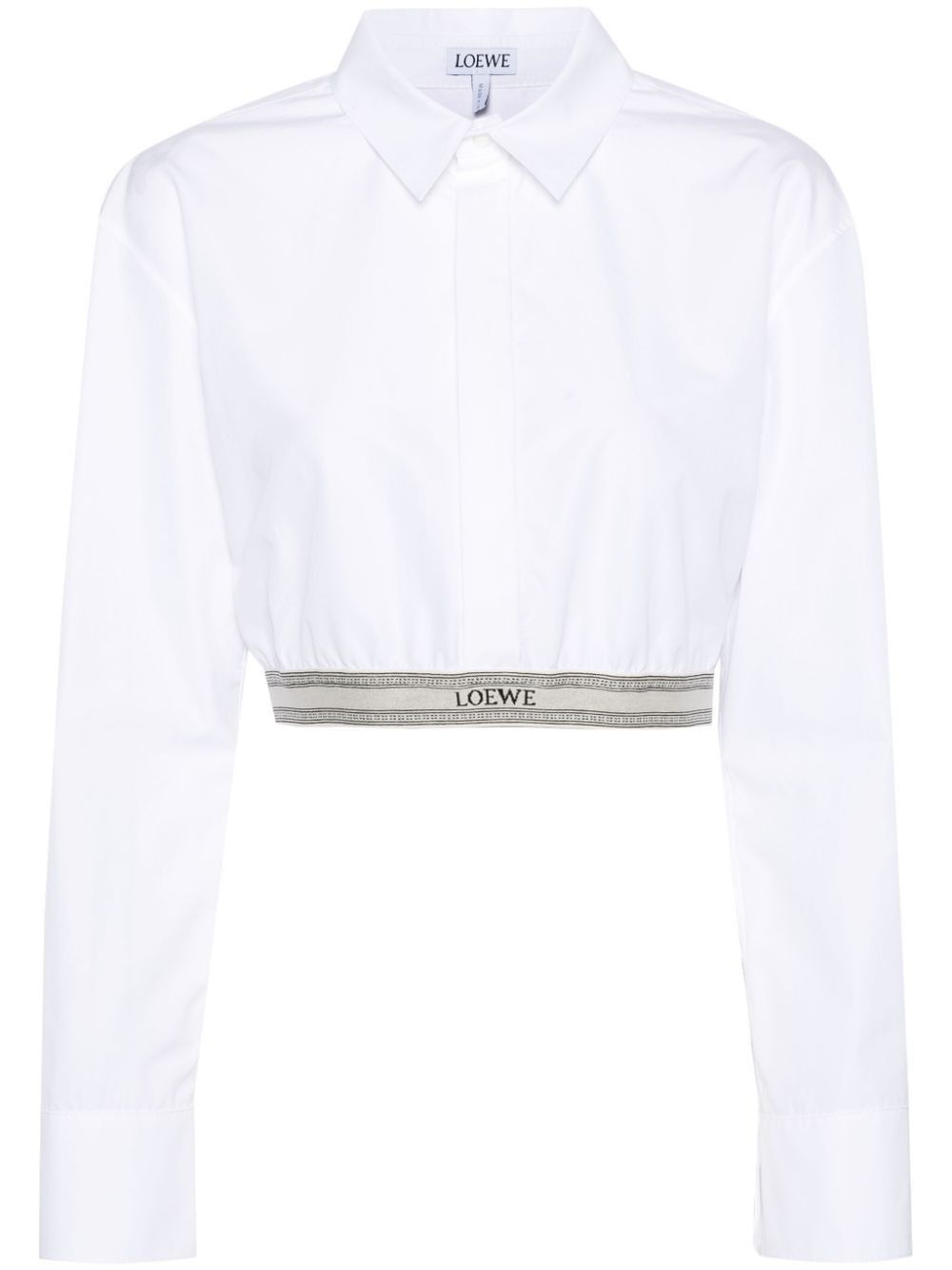 Loewe COTTON CROPPED SHIRT Size S / US 4 / IT 40 - 1 Thumbnail