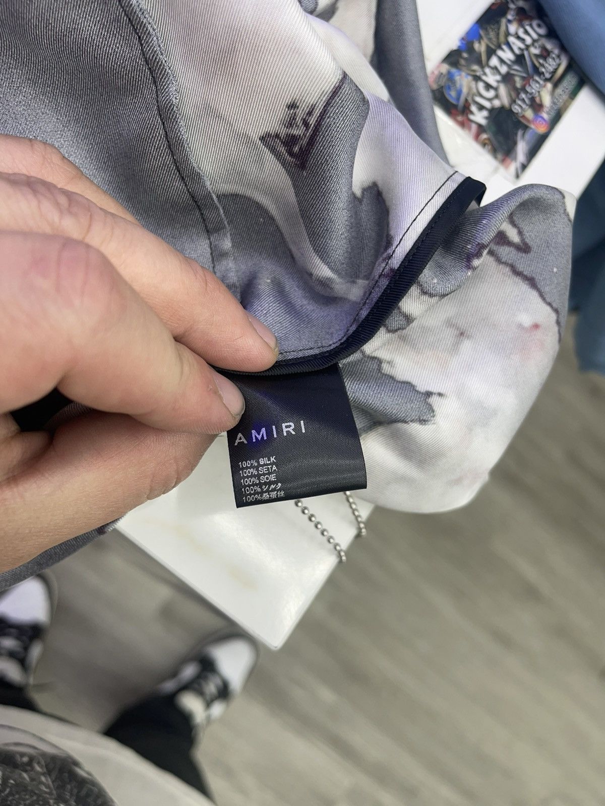 Amiri Amiri silk shorts (black) Size US 28 / EU 44 - 8 Thumbnail