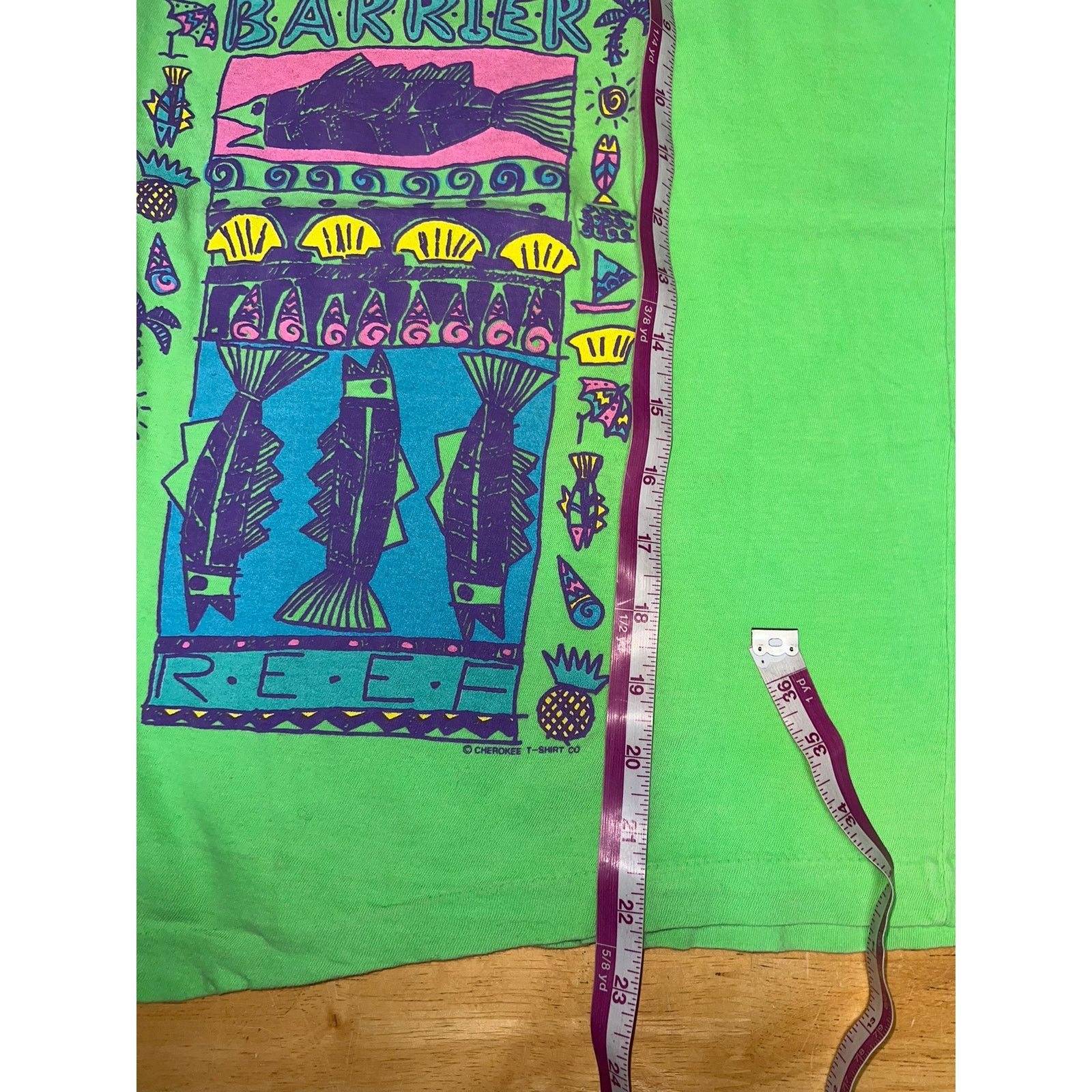 Cherokee Womens Vintage Cherokee Tank Top Shirt Barrier Reef Tee L Size L / US 10 / IT 46 - 9 Thumbnail