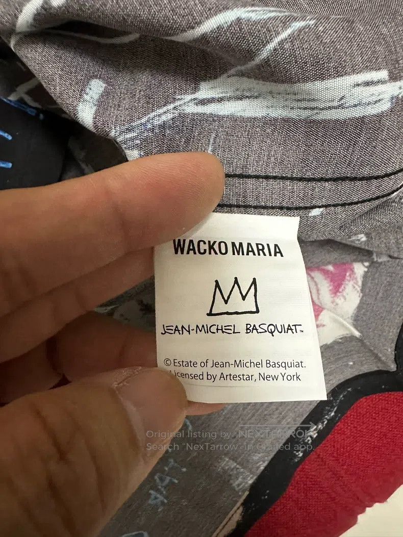 Wacko Maria Wacko Maria Basquiat Artificial Silk Hawaiian Short Sleeve Size US M / EU 48-50 / 2 - 4 Thumbnail