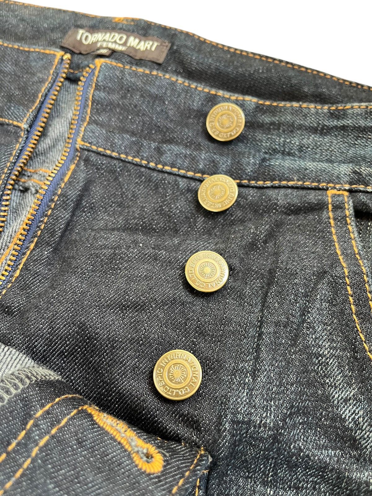 Tornado Mart Tornado Mart Femme wide leg flare jeans Size 29" - 12 Thumbnail