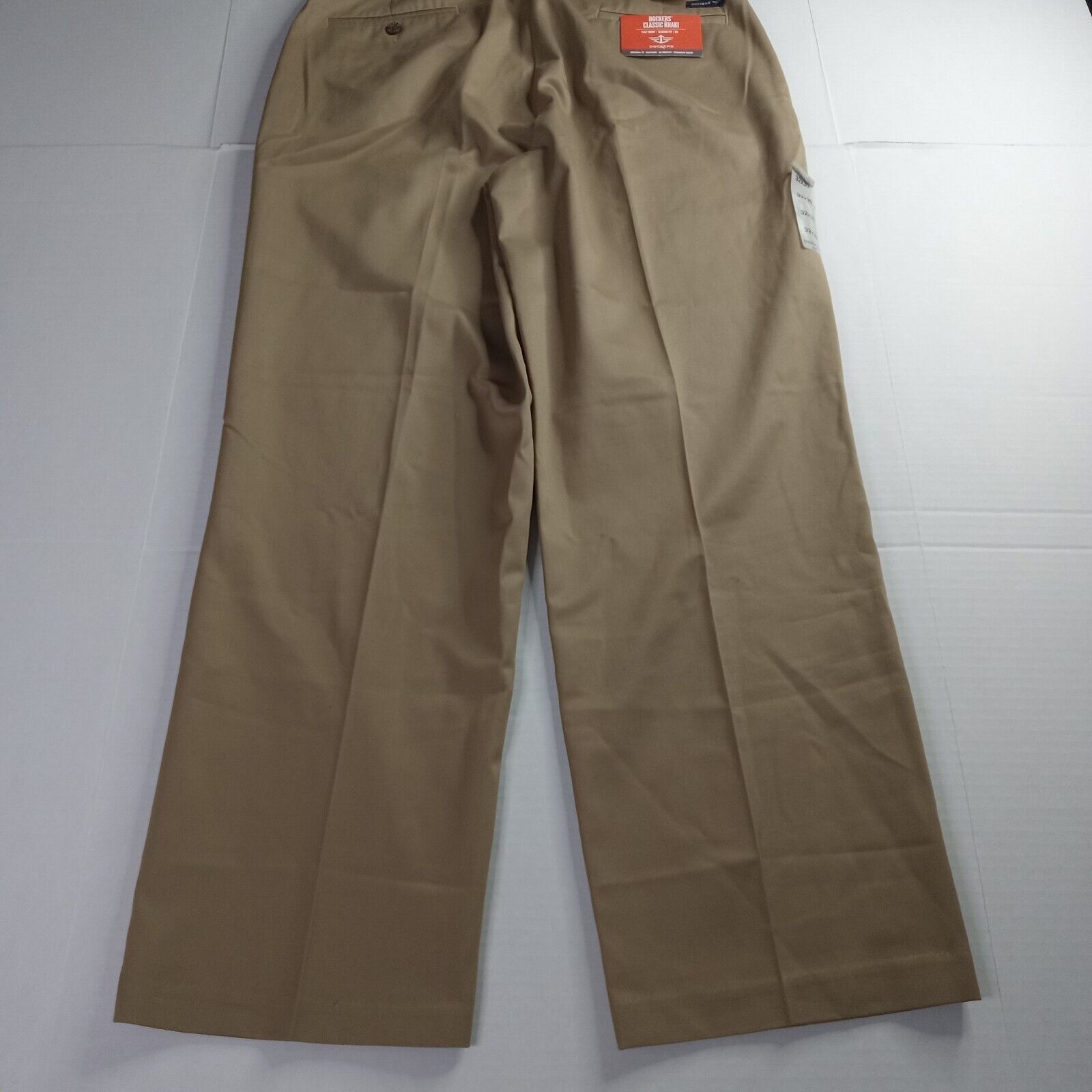Dockers Dockers D3 Khakis Men's 32x30 Beige Flat Front Classic Fit Size US 32 / EU 48 - 7 Thumbnail