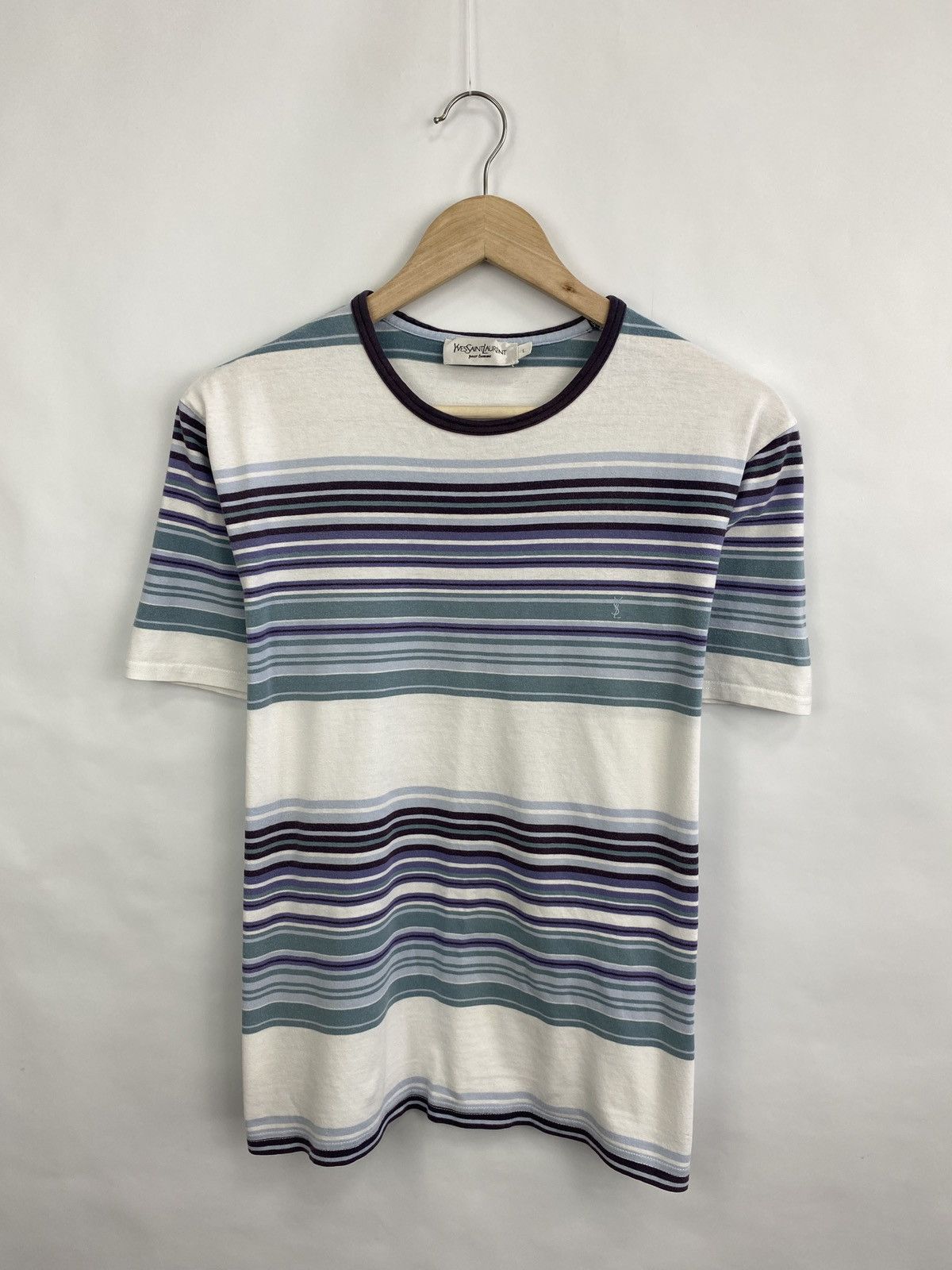 Vintage × Yves Saint Laurent Vintage 90s Yves Saint Laurent YSL t-shirt rare retro Y2K Size US L / EU 52-54 / 3 - 3 Thumbnail