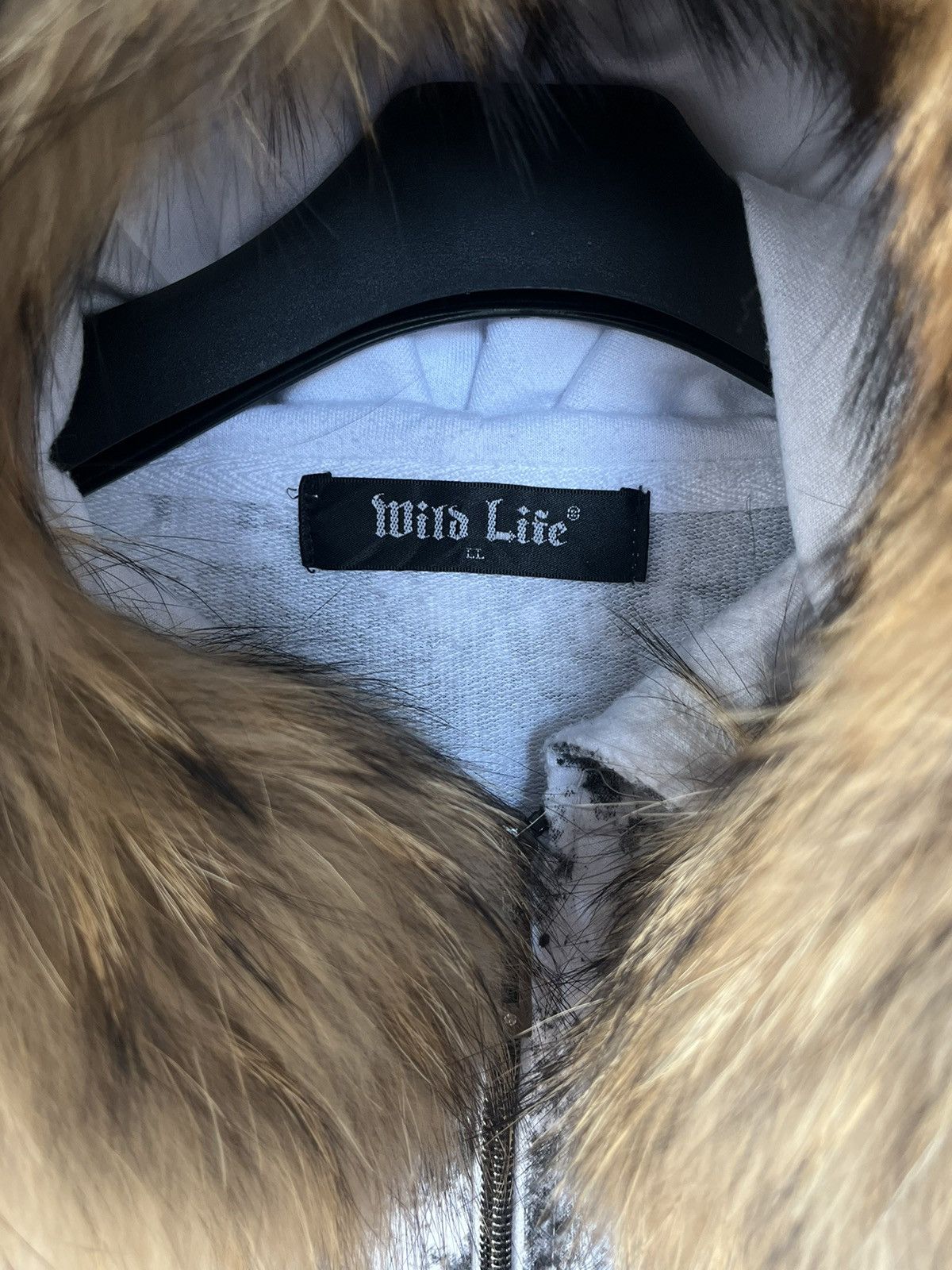 If Six Was Nine × Japanese Brand × Le Grande Bleu (L.G.B.) JAPANESE WILD LIFE FUR ZIP HOODIE GOTHIC SEDITIONARIES PUNK Size US L / EU 52-54 / 3 - 9 Thumbnail