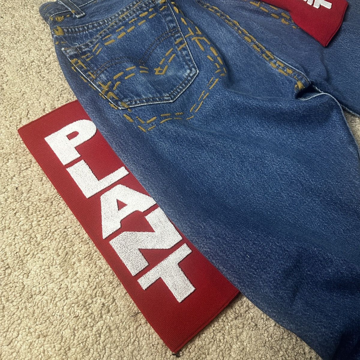 Cactus Plant Flea Market × DENIM TEARS CPFM x DENIM TEARS DENIM Size US 34 / EU 50 - 5 Thumbnail
