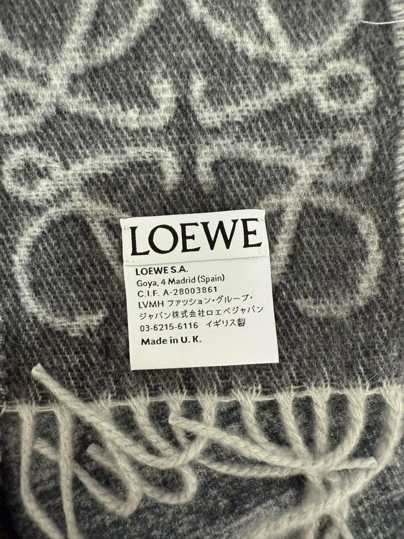 Loewe LOEWE Grey scarf Size ONE SIZE - 3 Thumbnail