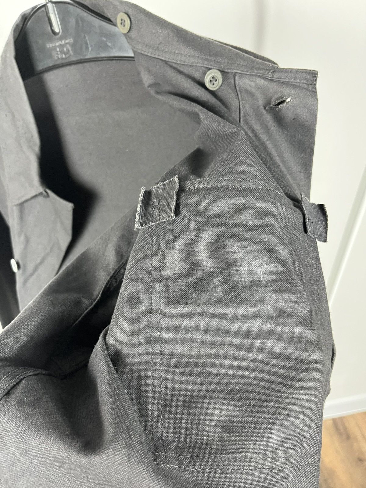 Other Vintage German Military Black Work Overshirt Jacket K48 Size US M / EU 48-50 / 2 - 10 Thumbnail