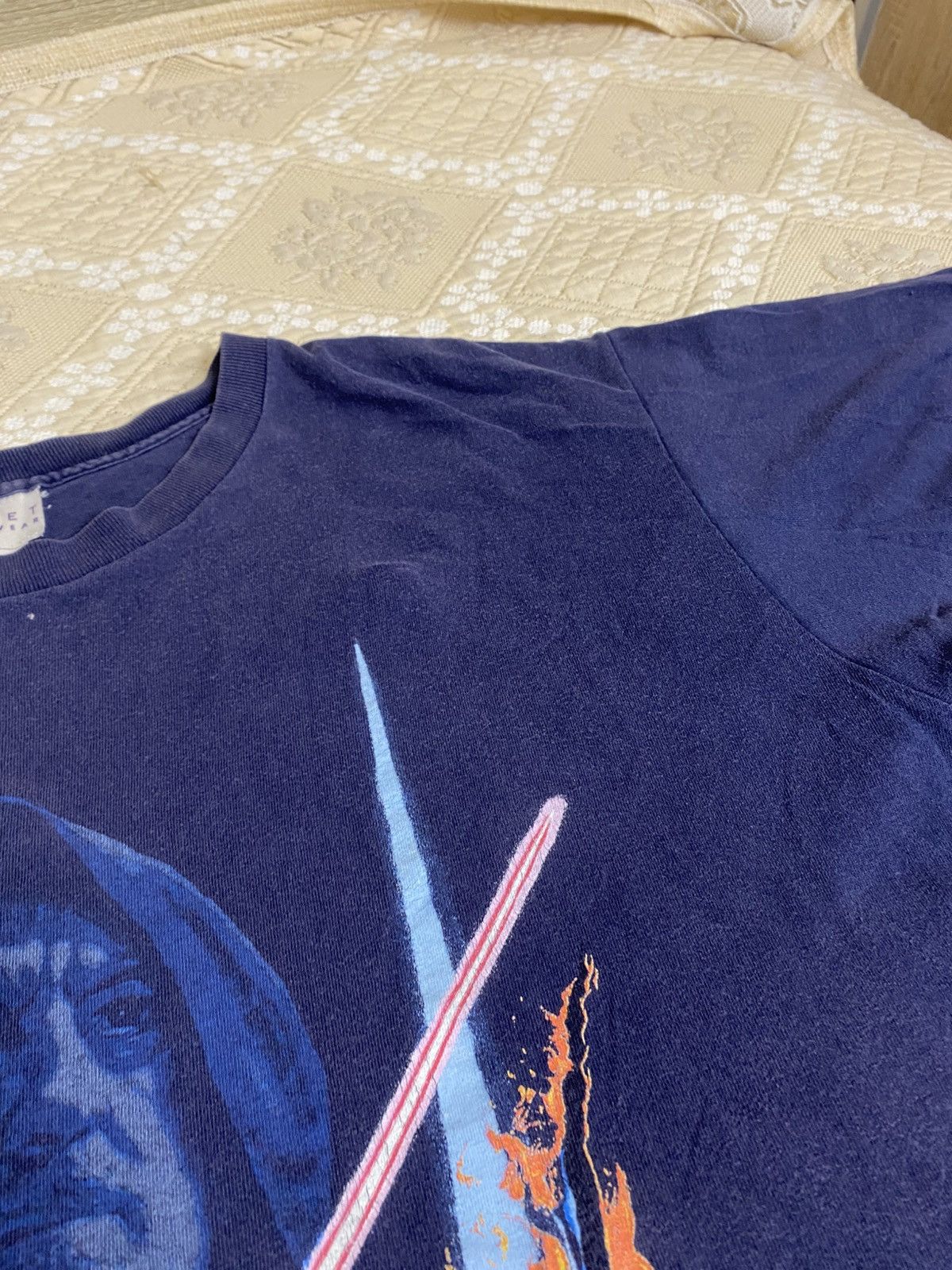 Star Wars 🔥 Star Wars 1996 Obi Wan Darth Vader Lucasfilm T Shirt Movie Size US XL / EU 56 / 4 - 11 Thumbnail