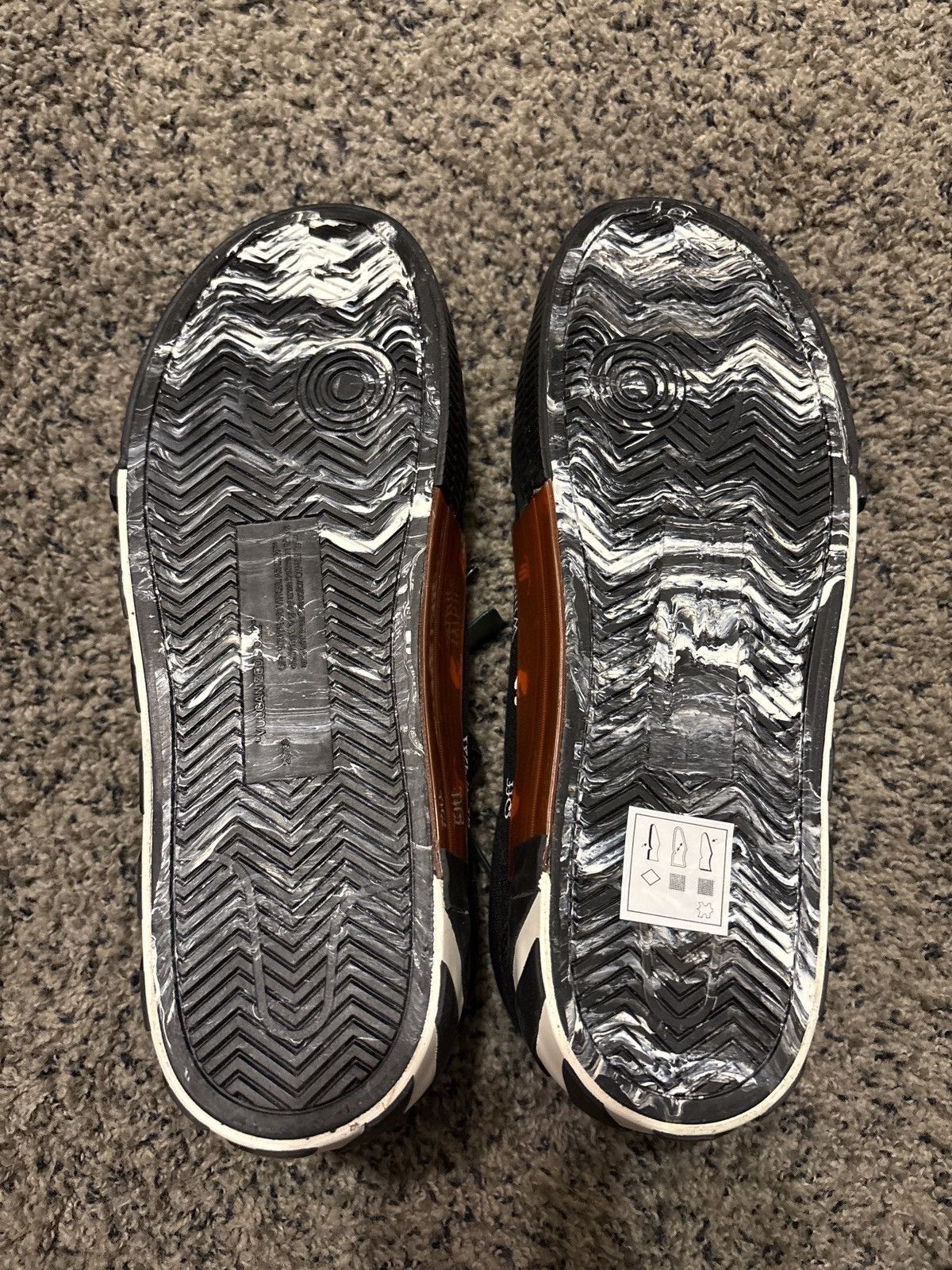Off-White Black/White Off-white low vulcanized canvas Size US 11 / EU 44 - 6 Thumbnail