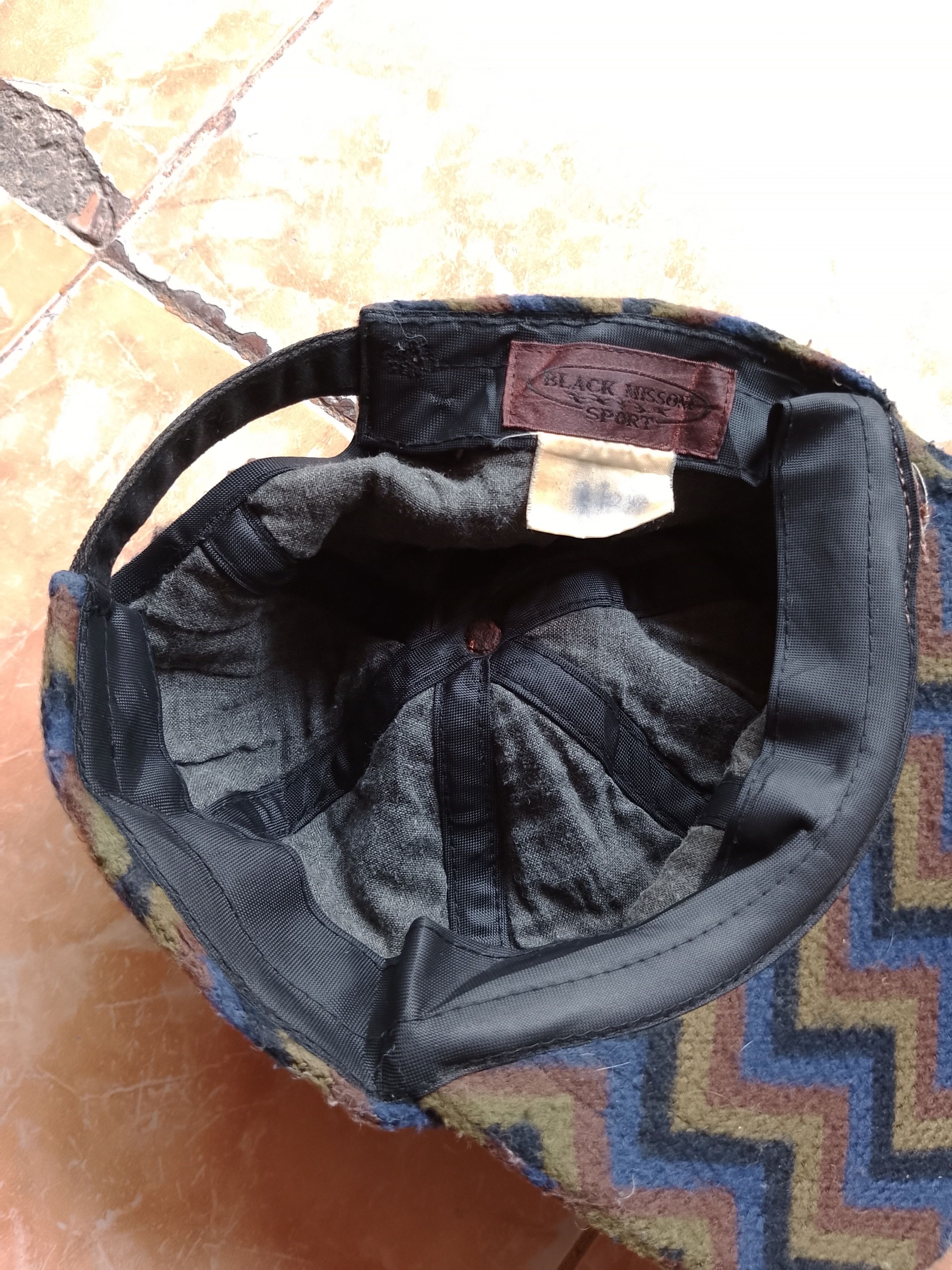 Missoni × Vintage Vintage Black Missoni Sport Hat Size ONE SIZE - 9 Thumbnail