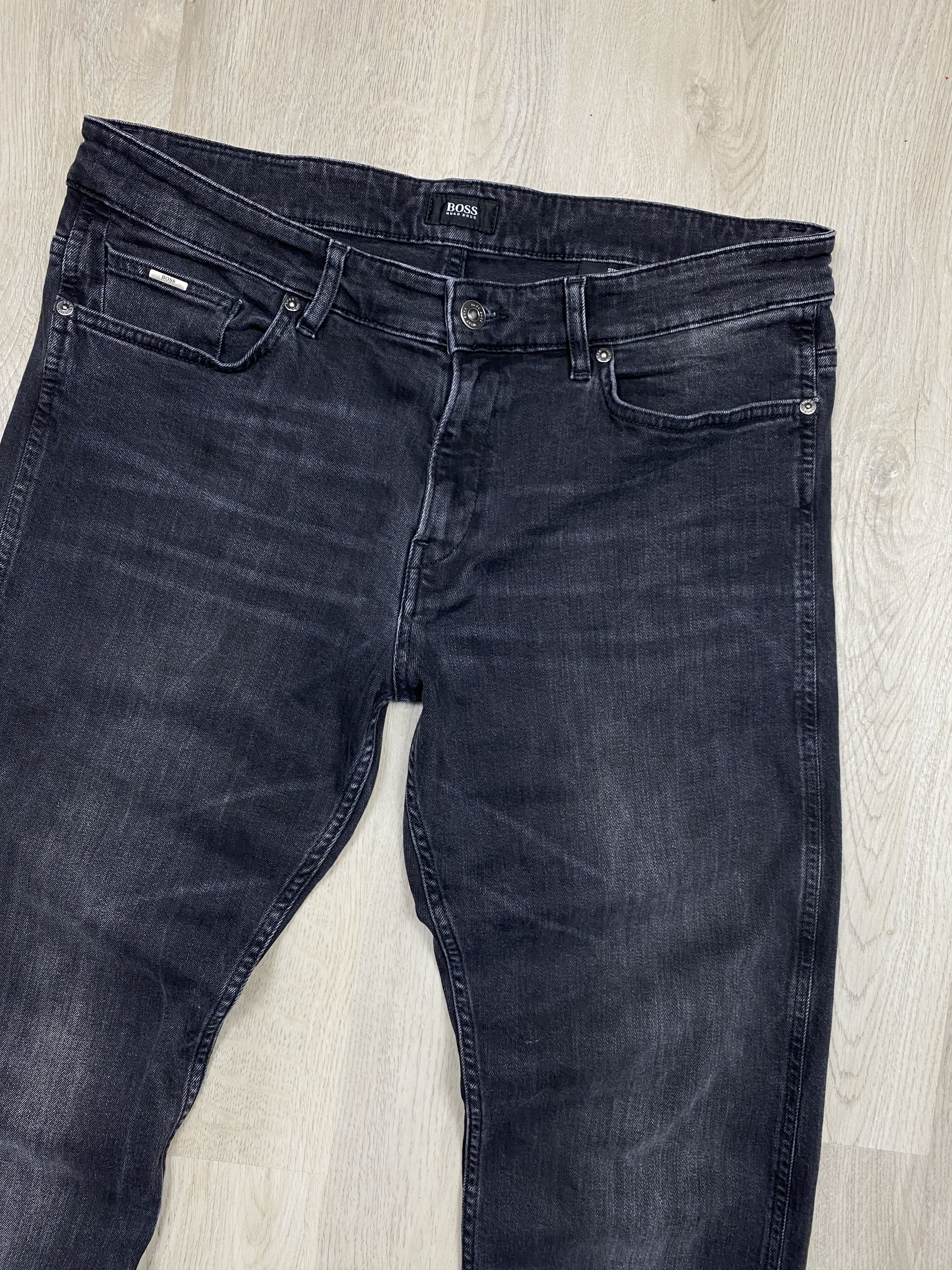 Hugo Boss Hugo Boss Mens Grey Denim Pants Size US 34 / EU 50 - 2 Thumbnail