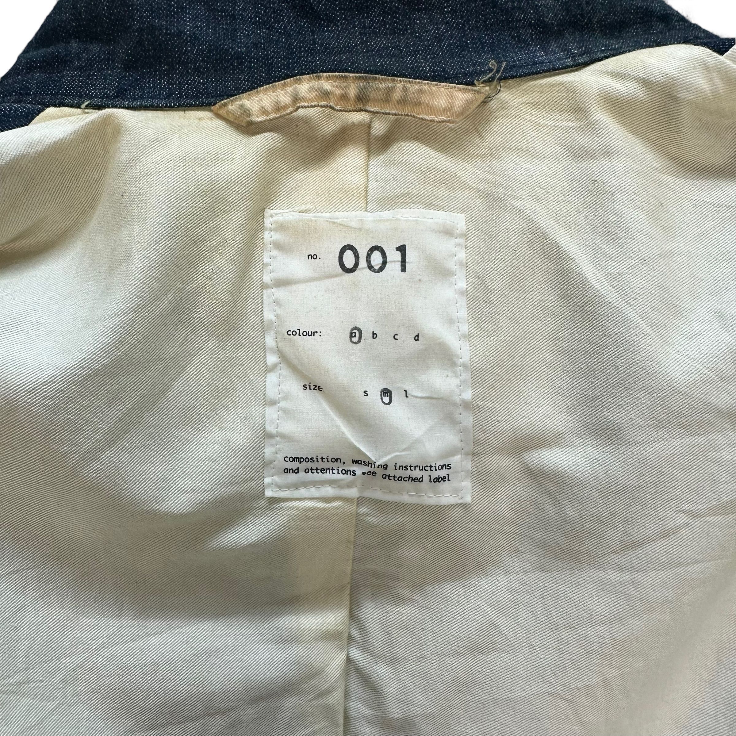 Nude: Masahiko Maruyama NO 001 NUDE MASAHIKO MARUYAMA ASYMMETRICAL JACKET #7874-187 Size US M / EU 48-50 / 2 - 8 Thumbnail