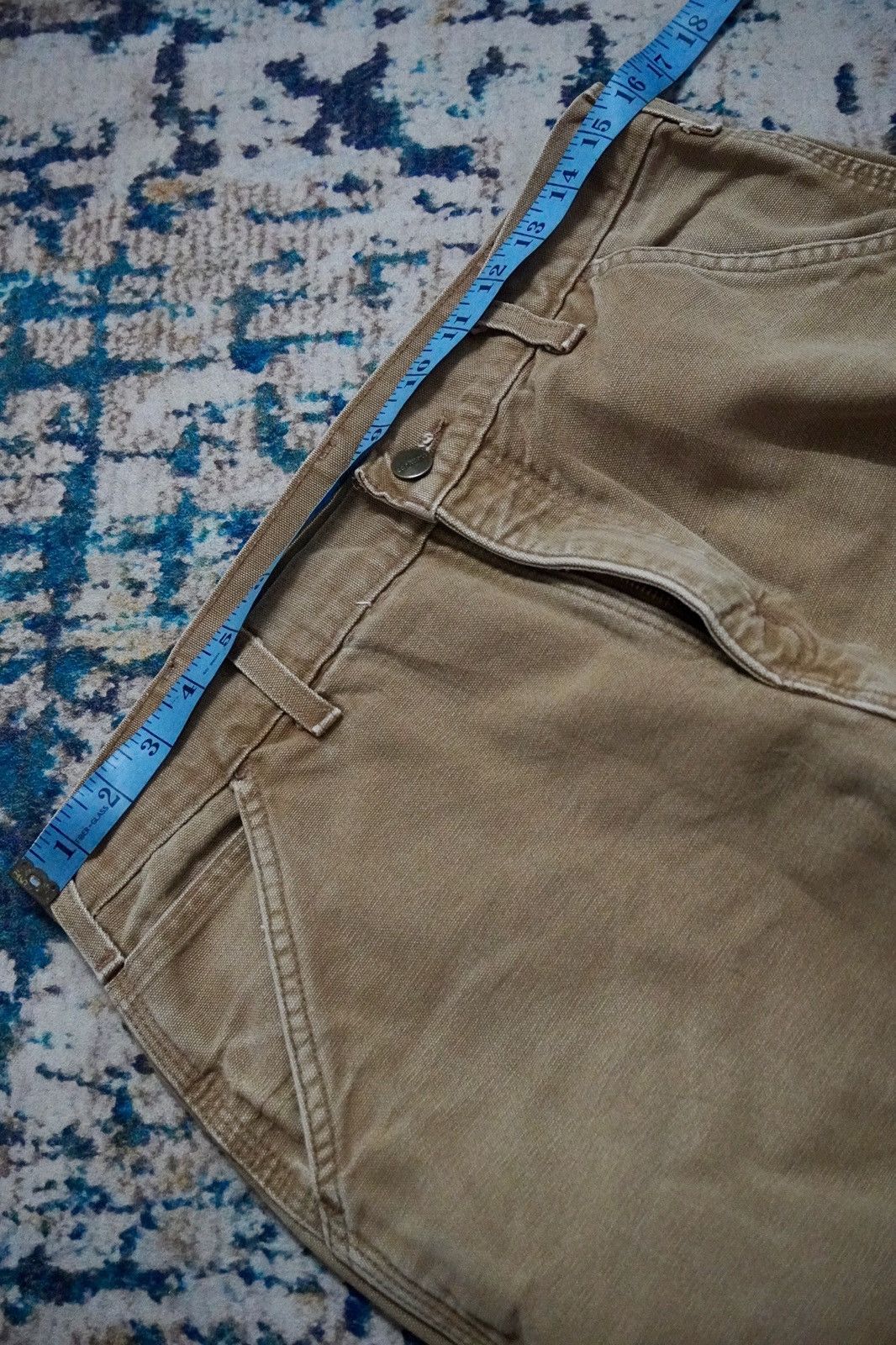 Carhartt × Vintage Vintage carhartt carpenter dungaree fit work double layer Size US 32 / EU 48 - 15 Thumbnail