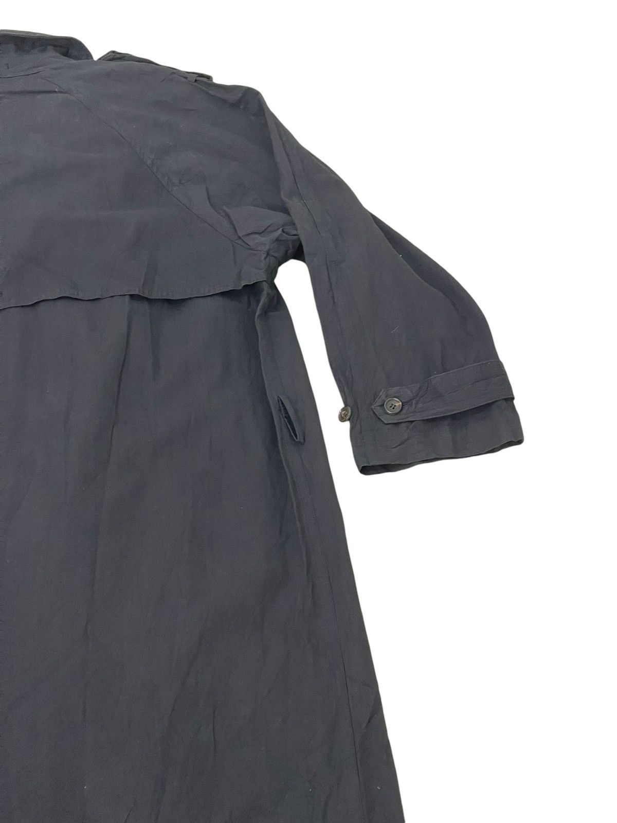 Comme des Garcons Archive 90s CDGH Trench Coat Black Cotton Wool lining 6🟩1 Size US M / EU 48-50 / 2 - 16 Thumbnail