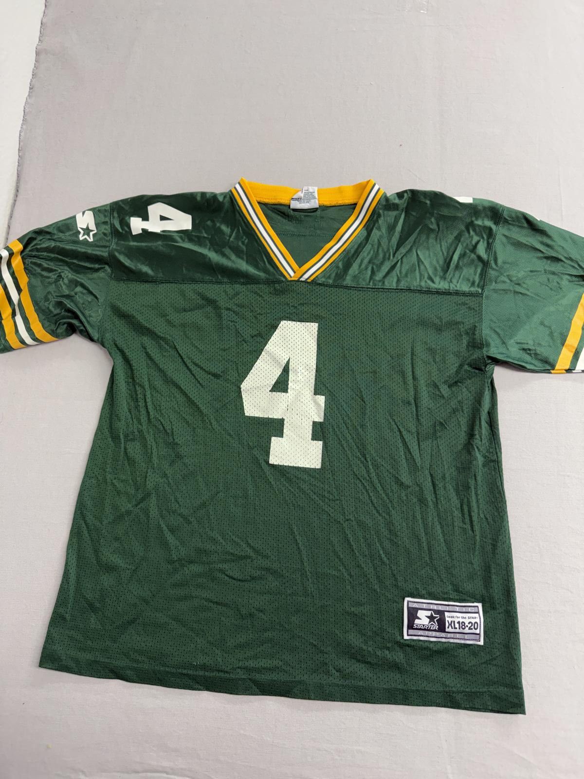 Starter Starter Brett Favre Green Bay Jersey #4 Vintage 1998 XL Size US XL / EU 56 / 4 - 1 Thumbnail