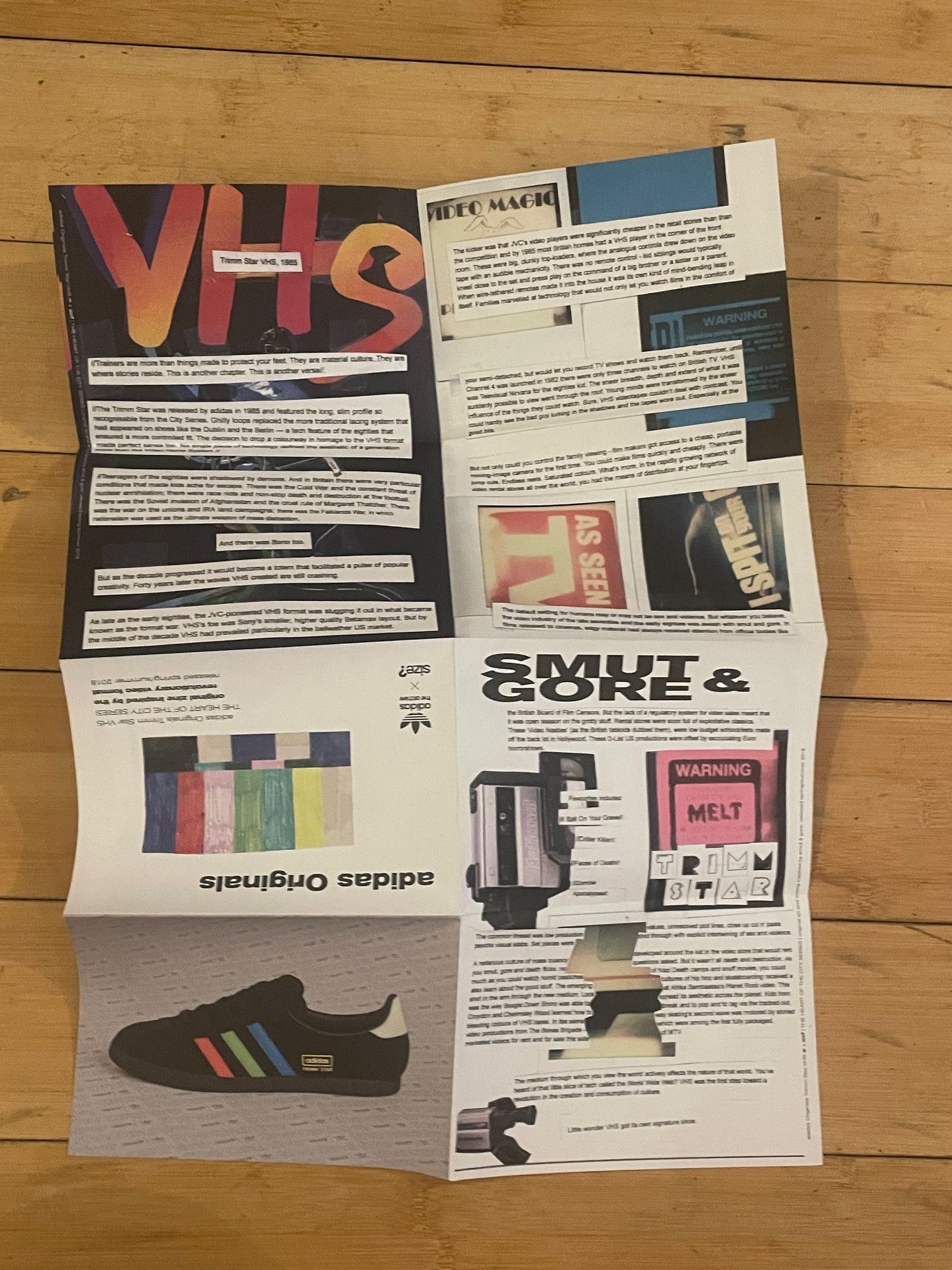 Adidas adidas originals City Series TRIMM STAR VHS poster (black) Size ONE SIZE - 4 Thumbnail