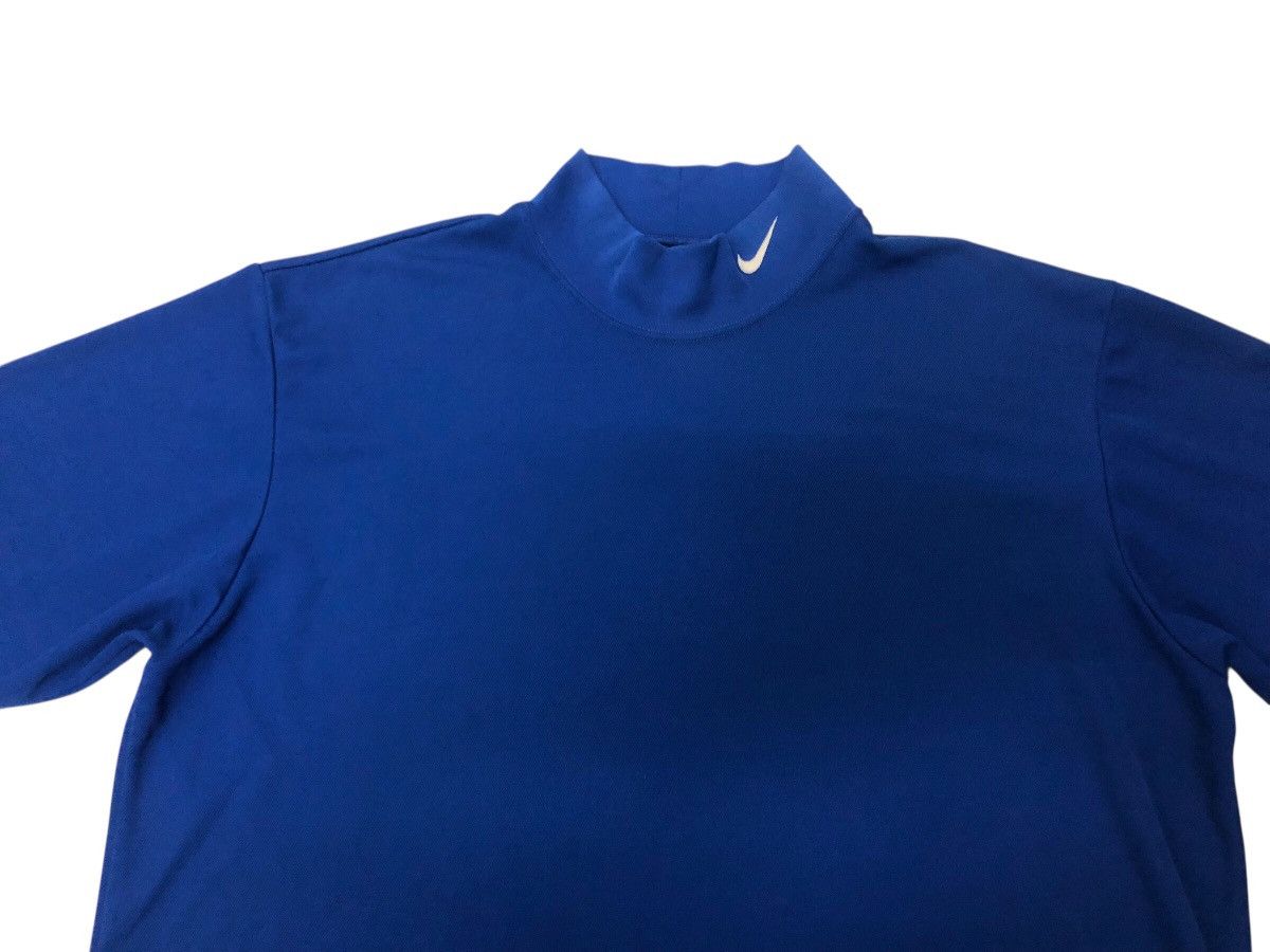 Nike VINTAGE NIKE BASEBALL DRI-FIT UV MOCKNECK EMBROIDERY SWOOSH Size US XXL / EU 58 / 5 - 3 Thumbnail