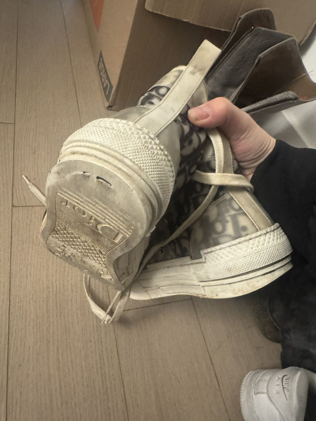 Dior Dior B23 Oblique High Top Sneakers Size US 7 / IT 37 - 6 Thumbnail
