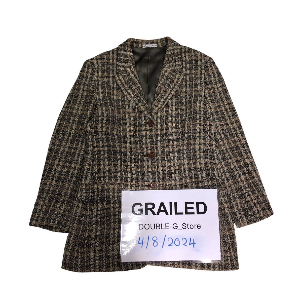Designer 📌VINTAGE CHORE JACKET DONNA DI AZURI MADE IN ITALY Size US S / EU 44-46 / 1 - 2 Thumbnail