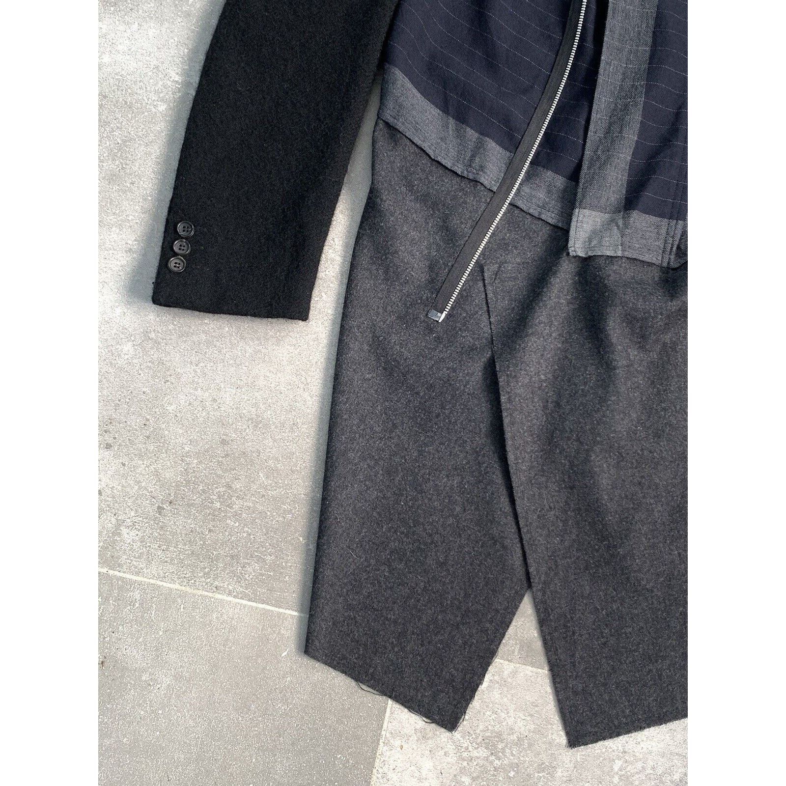 Comme des Garcons × Japanese Brand Women's COMME des GARCONS Wool Trench Coat Jacket M UK 10-12 Size M / US 6-8 / IT 42-44 - 19 Thumbnail