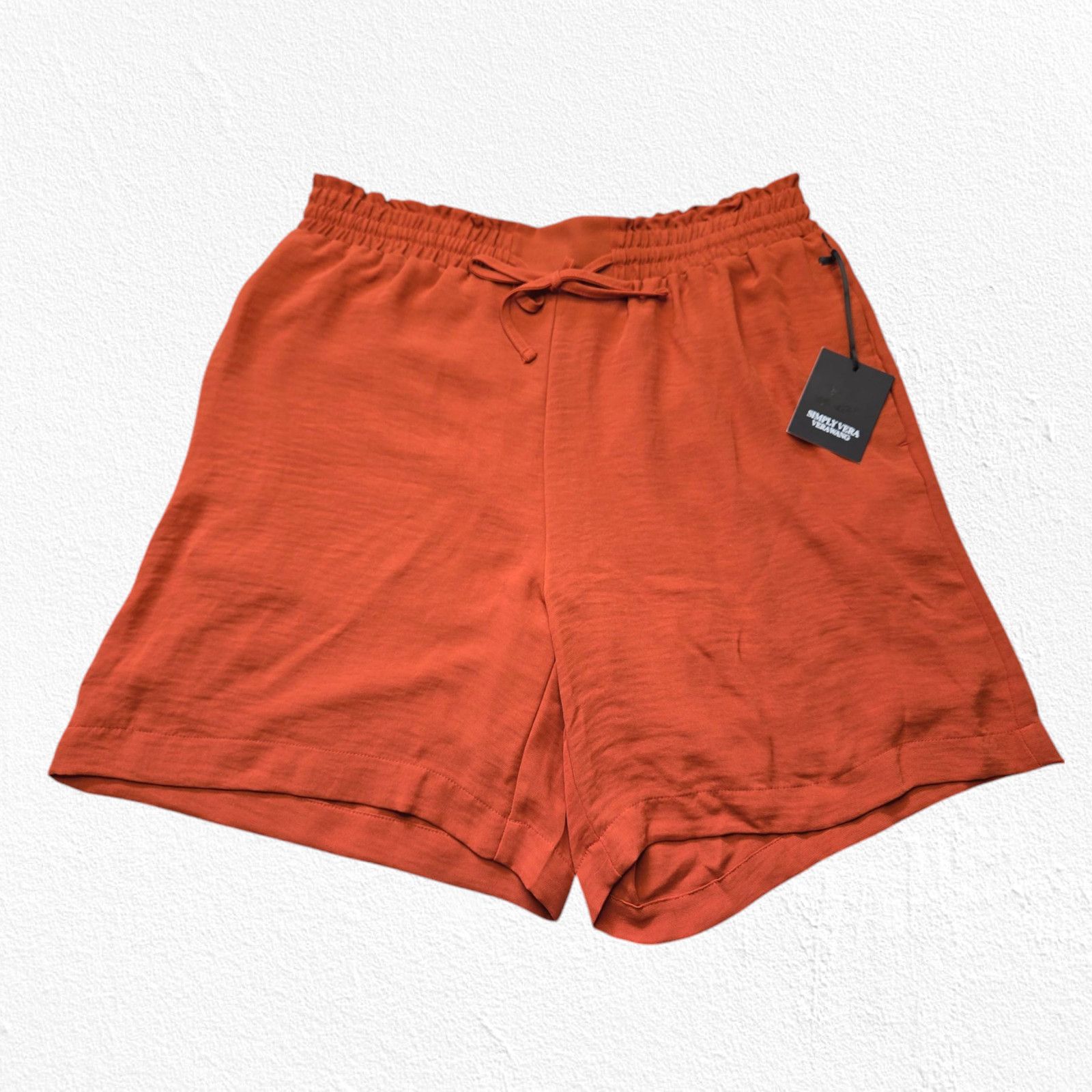 Other Rusty Orange High Rise Paperbag 7 Inch Shorts Size Medium Size 32" / US 10 / IT 46 - 2 Thumbnail