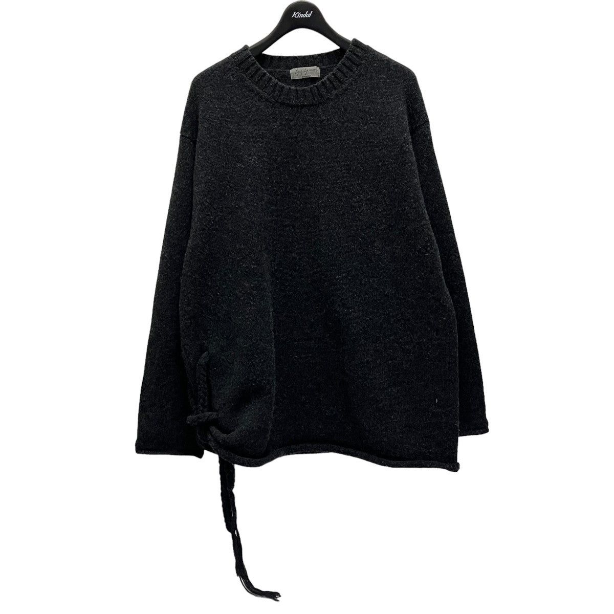 Yohji Yamamoto YYPH Lace-up design wool knit sweater HR-K33-188 Size US L / EU 52-54 / 3 - 1 Thumbnail