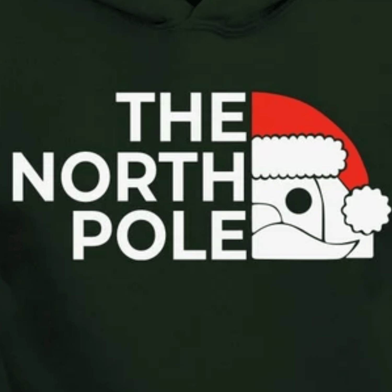 Japanese Brand × Vintage The NORTH Pole Merry Christmas, Hoodie Xmas, Santa Shirt Size US L / EU 52-54 / 3 - 2 Thumbnail