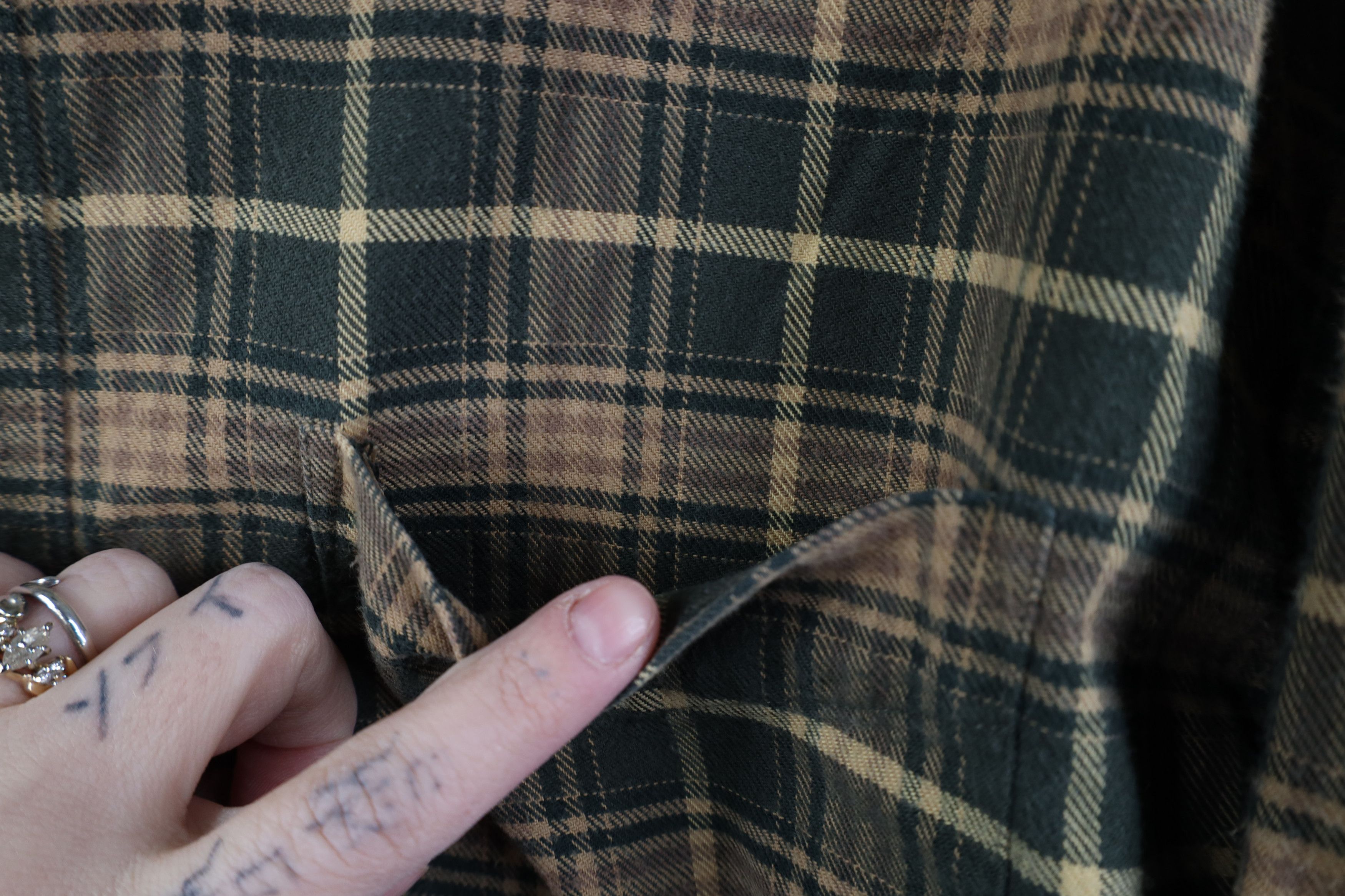 L.L. Bean Vintage 90s Y2K LL Bean Flannel Collared Button Down Shirt Size US XXL / EU 58 / 5 - 6 Thumbnail