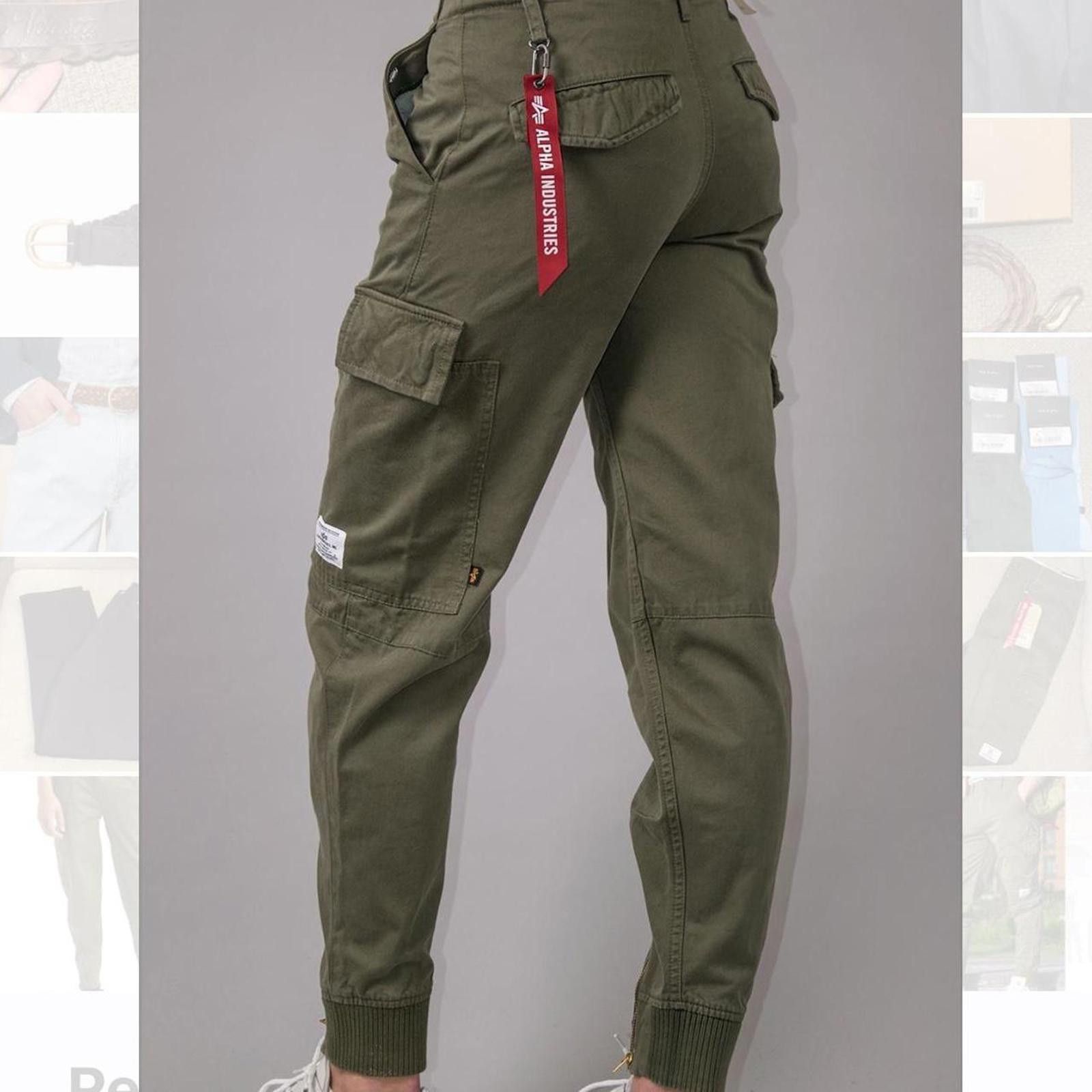 Alpha Industries Alpha industries A-11 Nonstretch Denim Cargo Pants Size US 32 / EU 48 - 3 Thumbnail