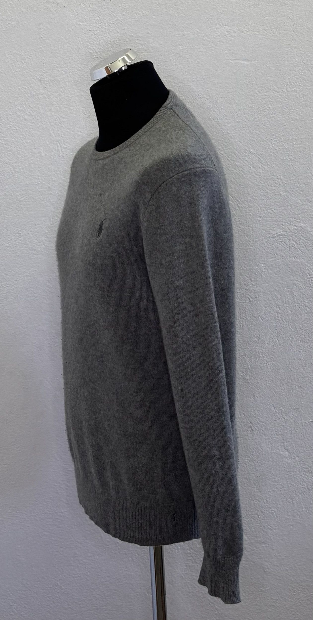 Polo Ralph Lauren Polo Ralph Lauren 100% Wool Gray Sweater Medium Size US M / EU 48-50 / 2 - 3 Thumbnail